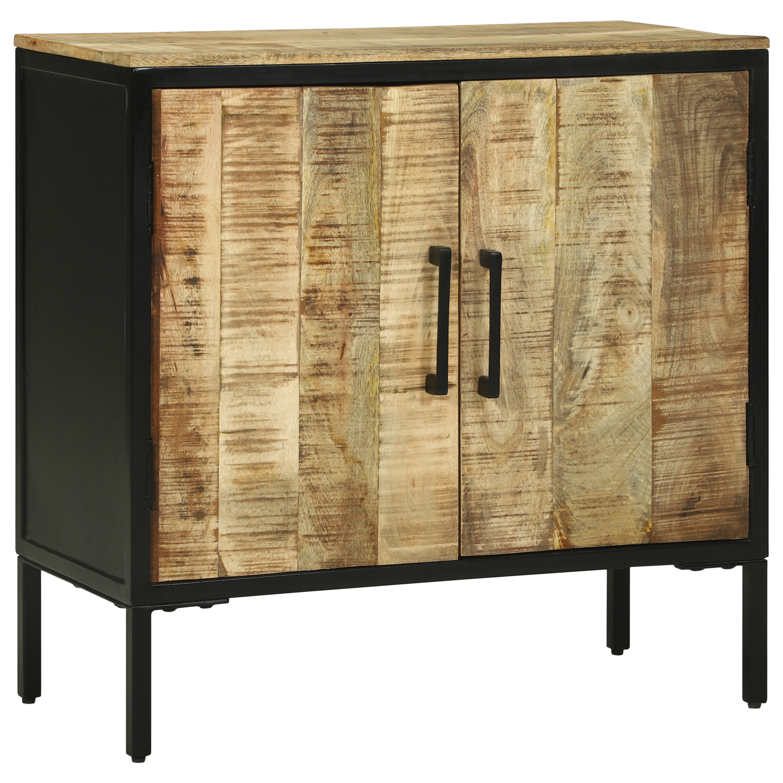 Sideboard 70x35x70 cm Solid Rough Wood Mango - Image 3