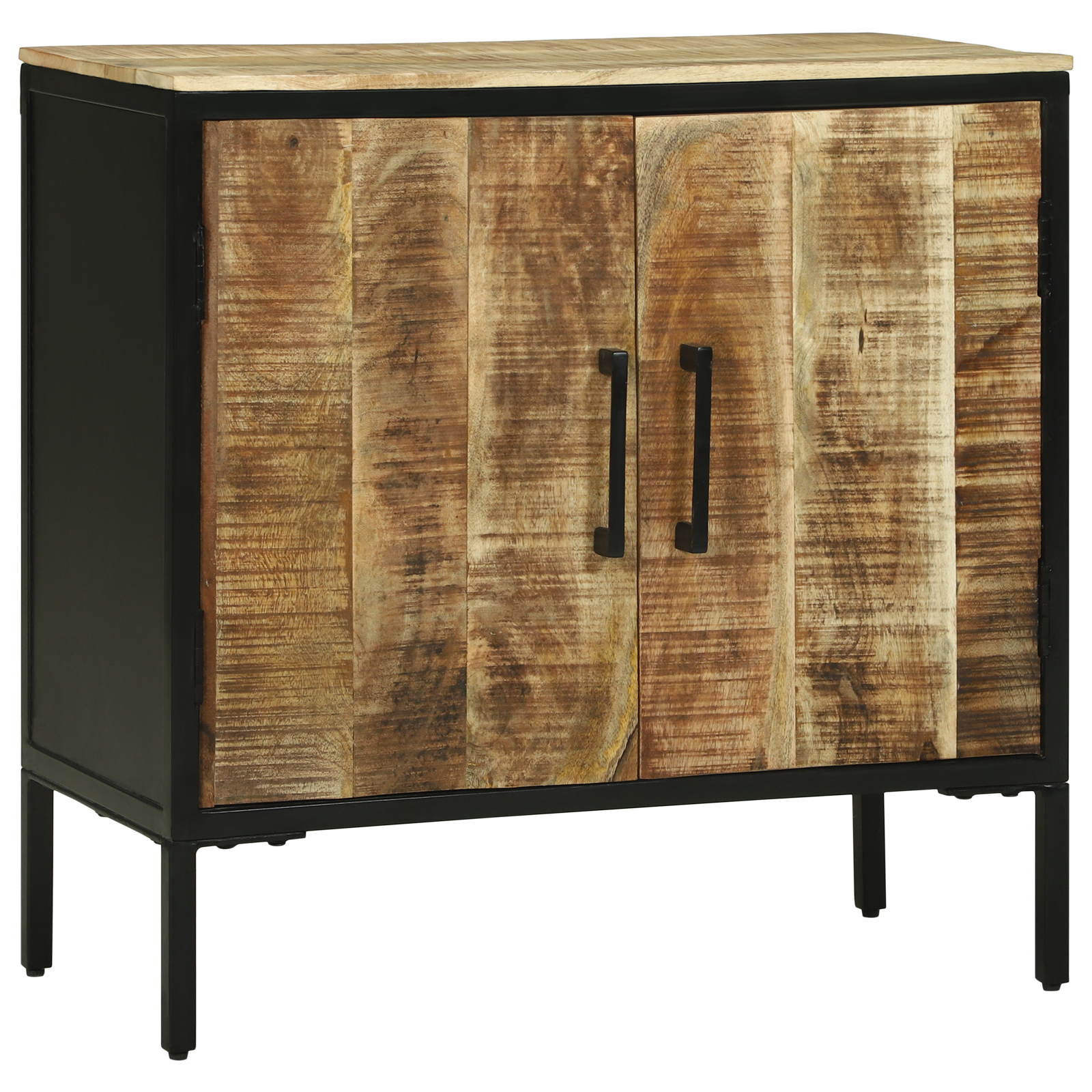Sideboard 70x35x70 cm Solid Rough Wood Mango - Image 4