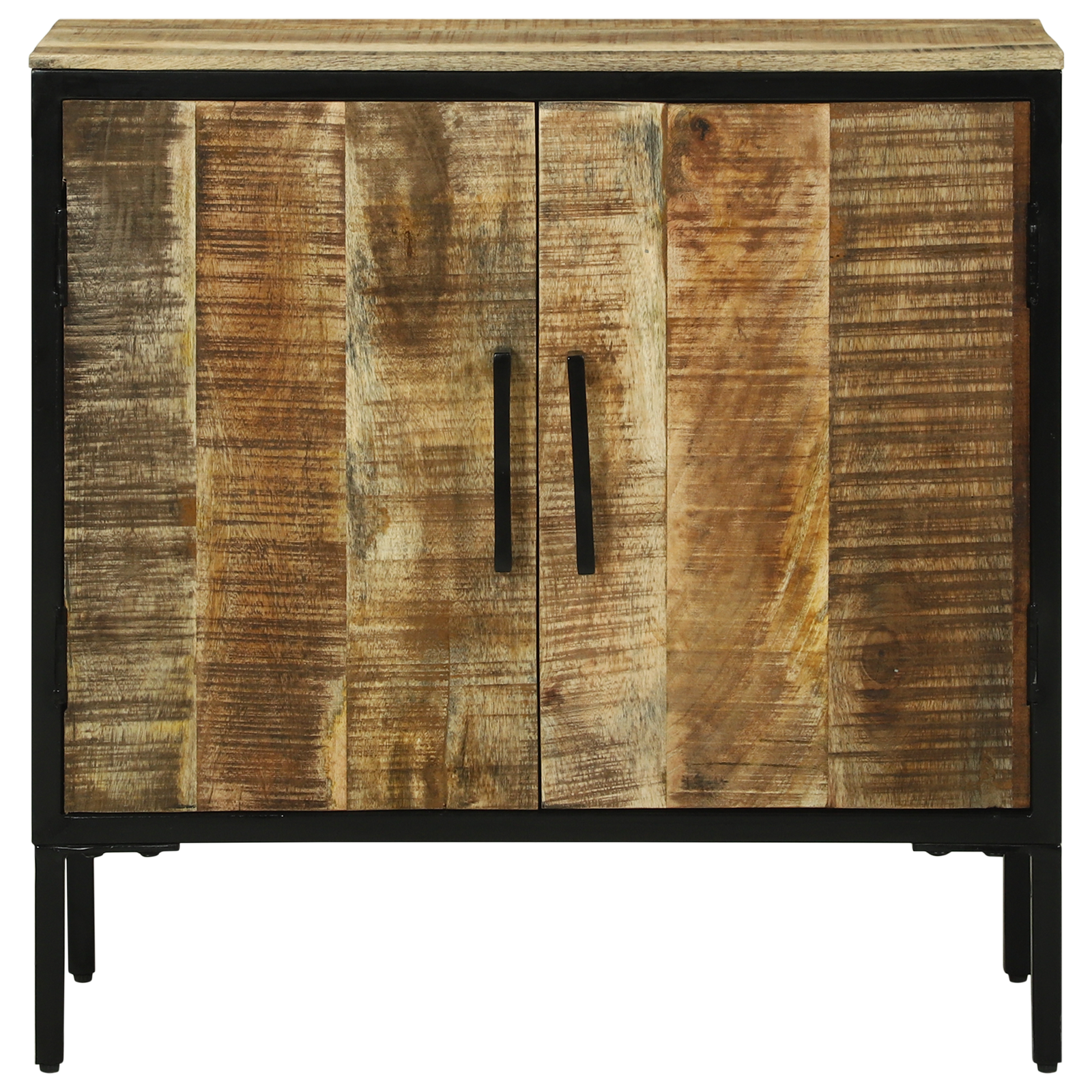 Sideboard 70x35x70 cm Solid Rough Wood Mango - Image 5