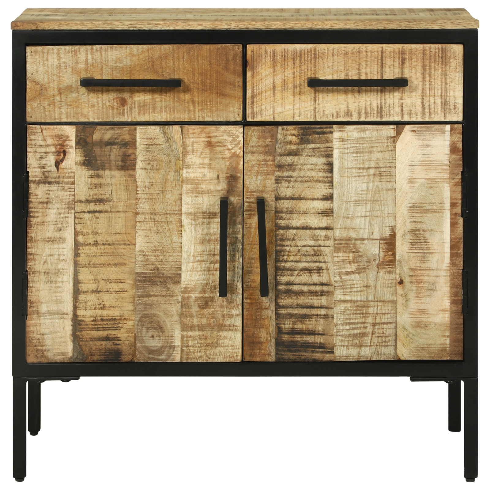 Sideboard 70x35x70 cm Solid Rough Wood Mango - Image 5