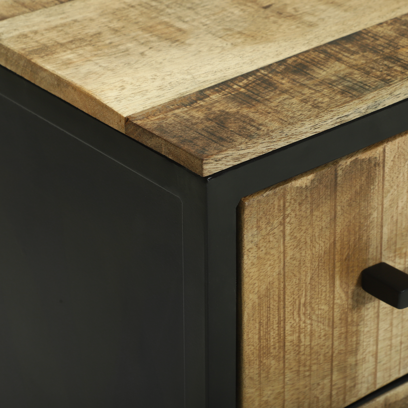 Sideboard 70x35x70 cm Solid Rough Wood Mango - Image 8