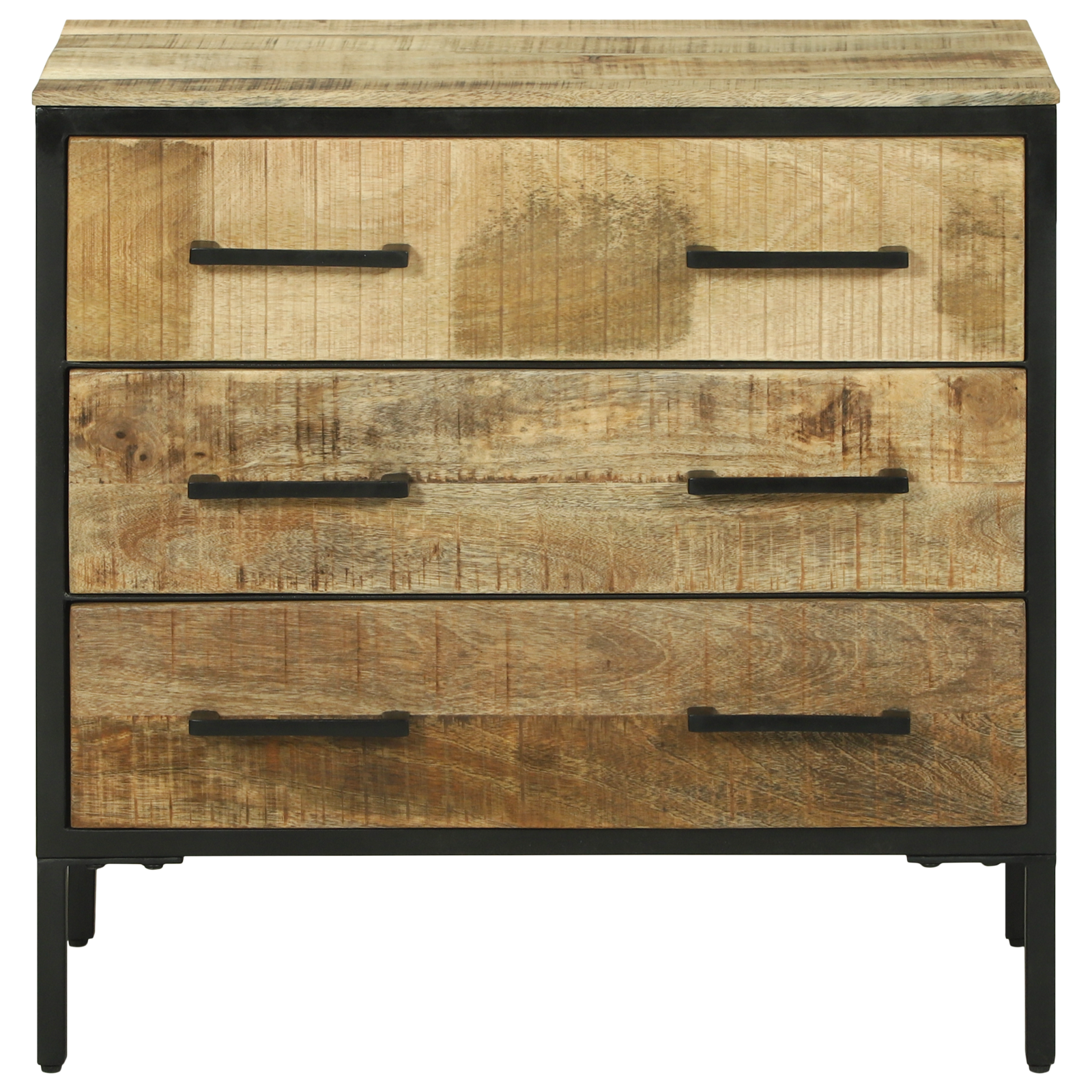 Sideboard 70x35x70 cm Solid Rough Wood Mango - Image 5