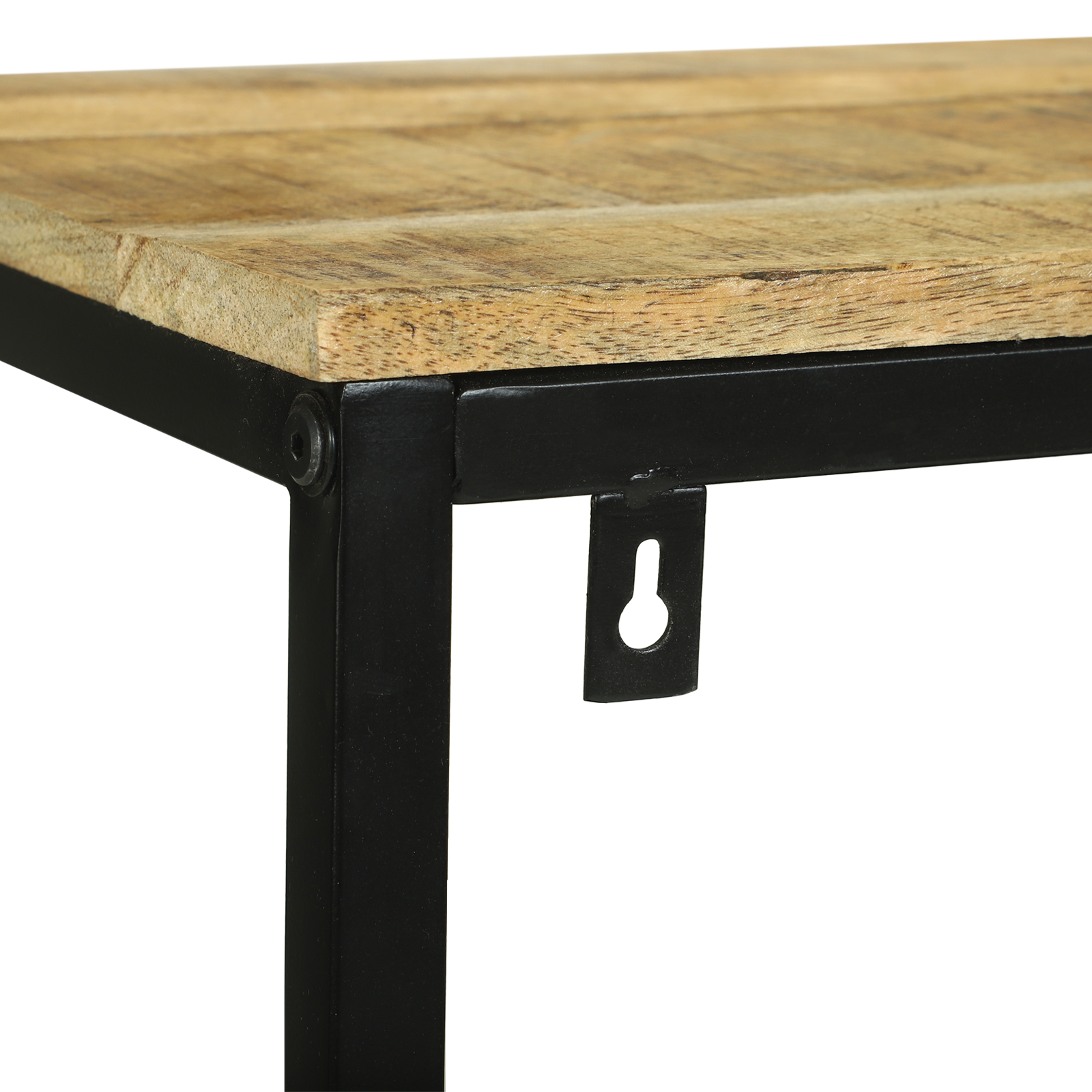 Bookcase 70x35x110 cm Solid Wood Rough Mango - Image 9