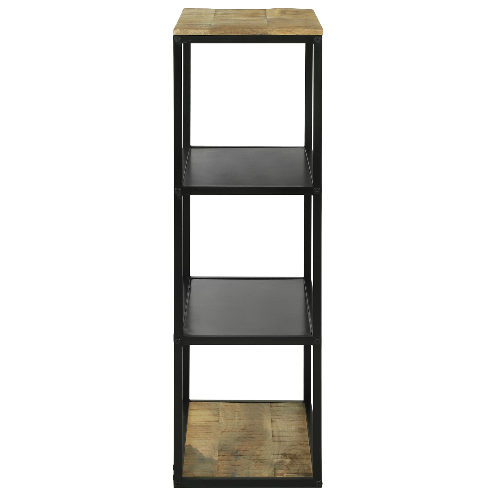 Bookcase 70x35x110 cm Solid Wood Rough Mango - Image 4