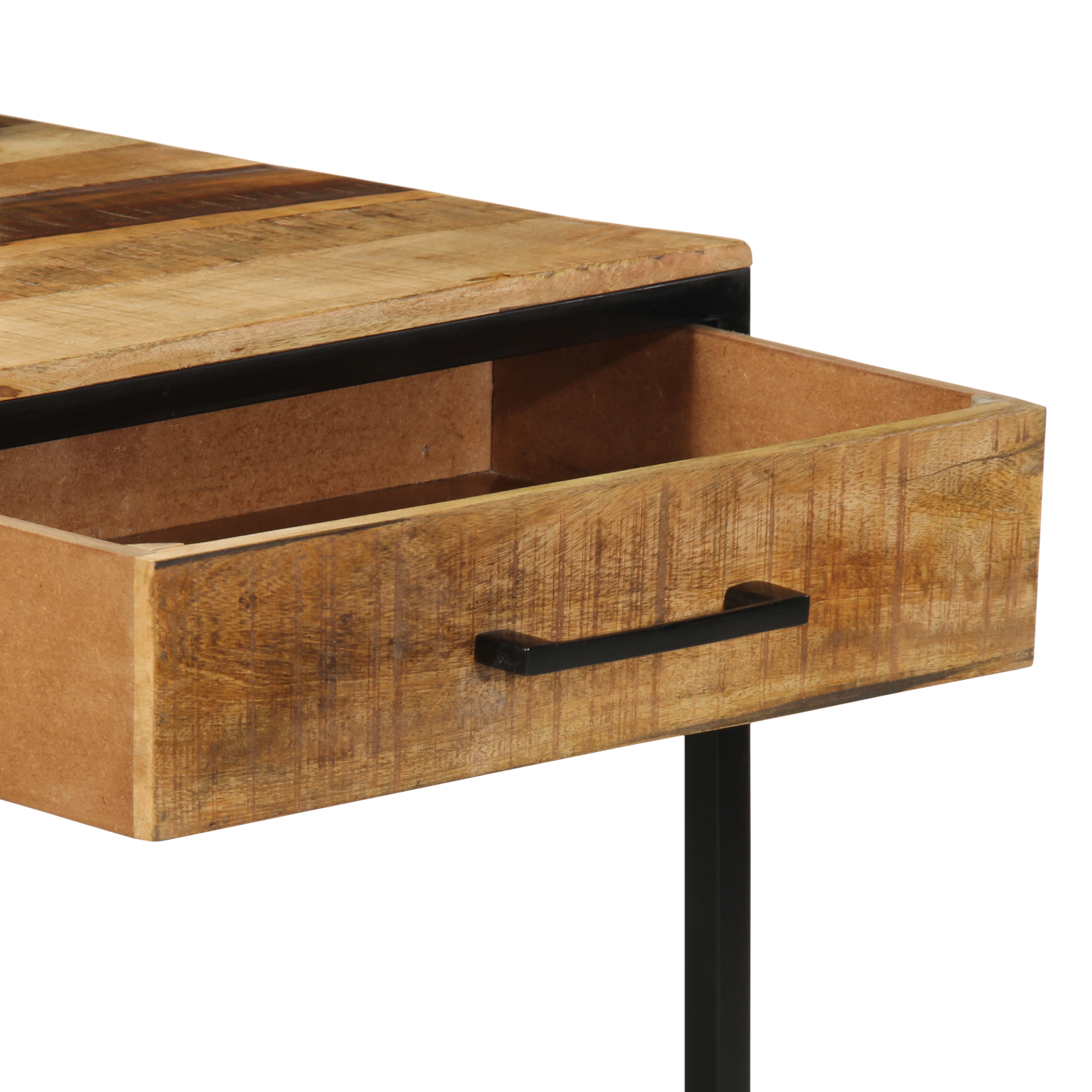 Console Table 100x55x75 cm Solid Rough Wood Mango - Image 9