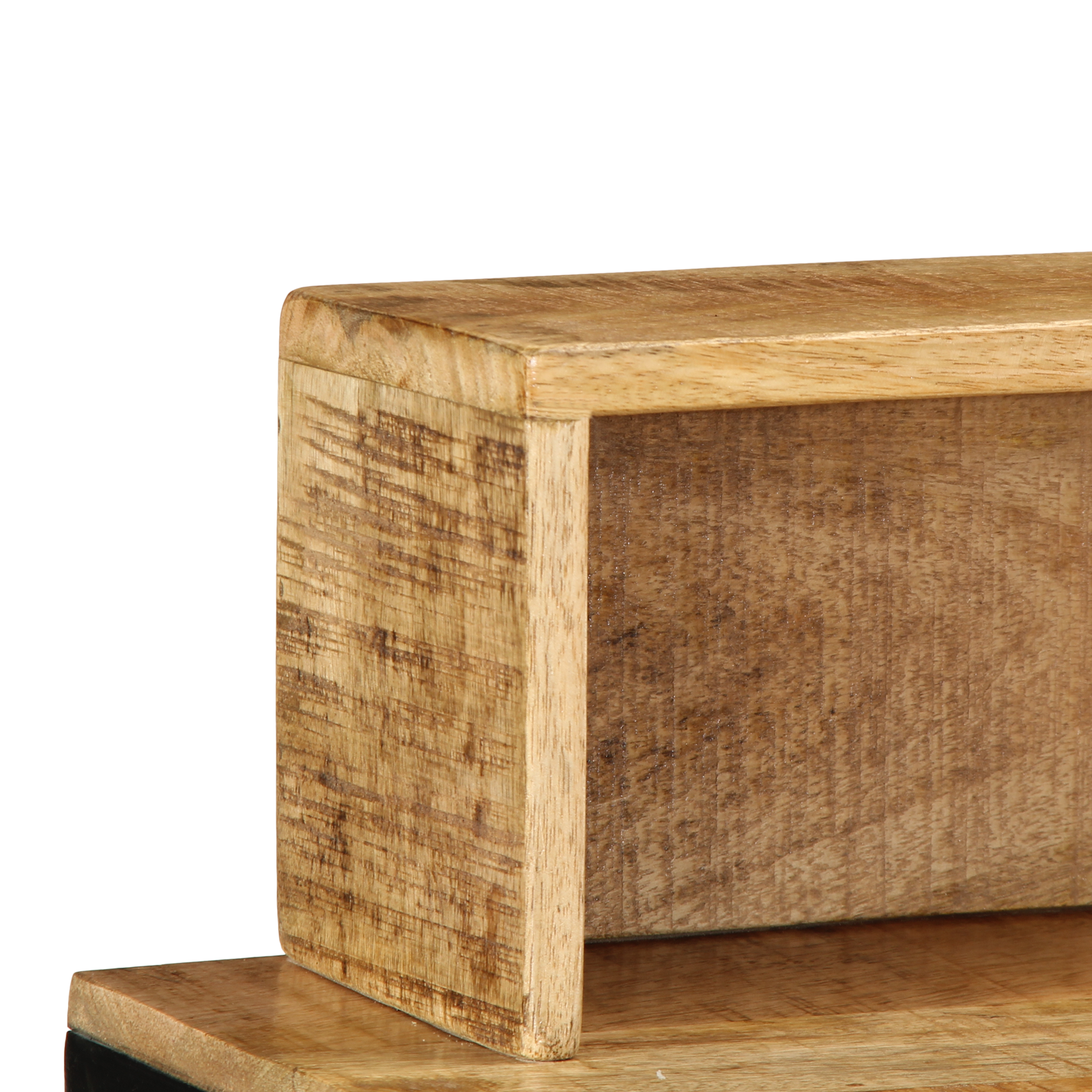 Console Table 100x55x75 cm Solid Rough Wood Mango - Image 11