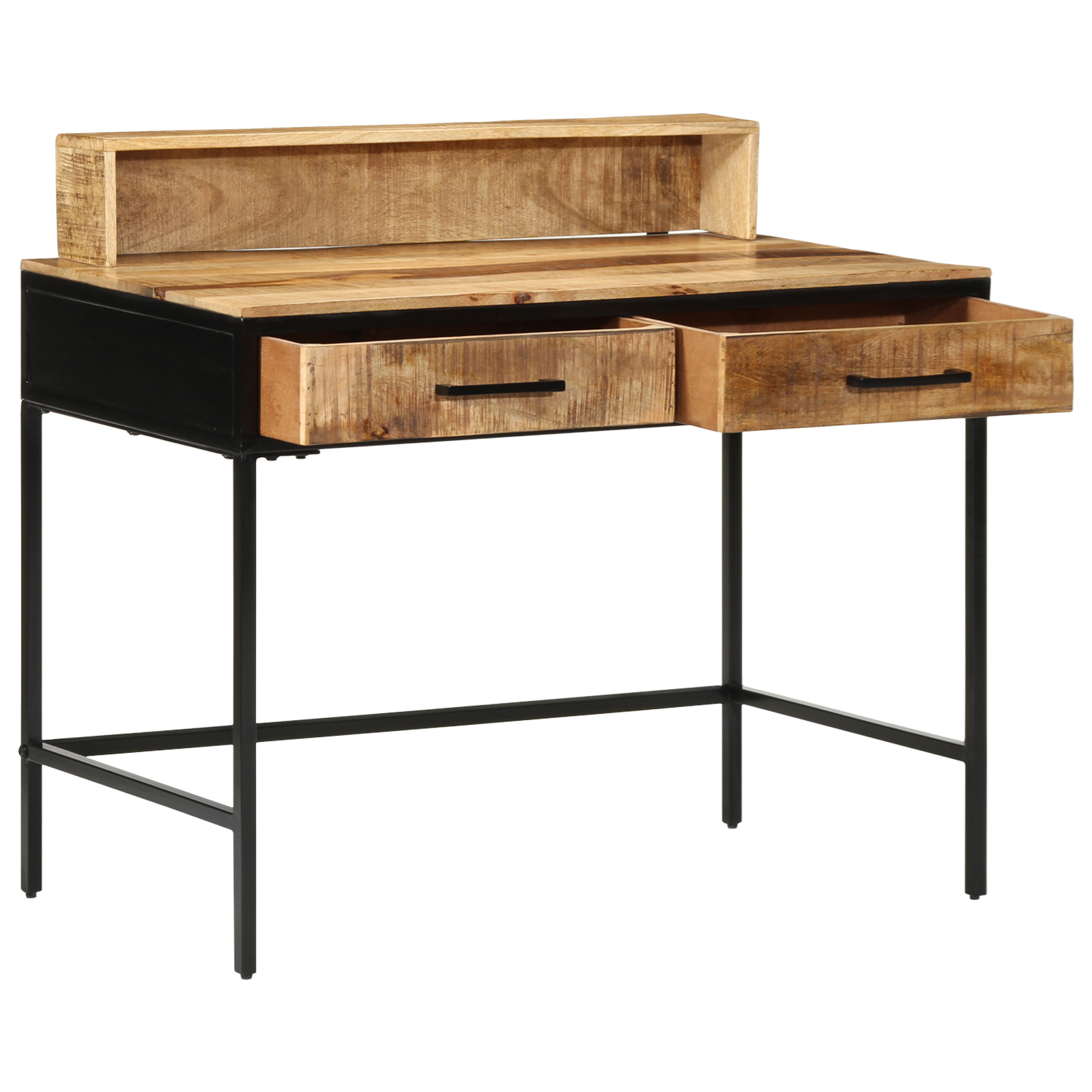 Console Table 100x55x75 cm Solid Rough Wood Mango - Image 2