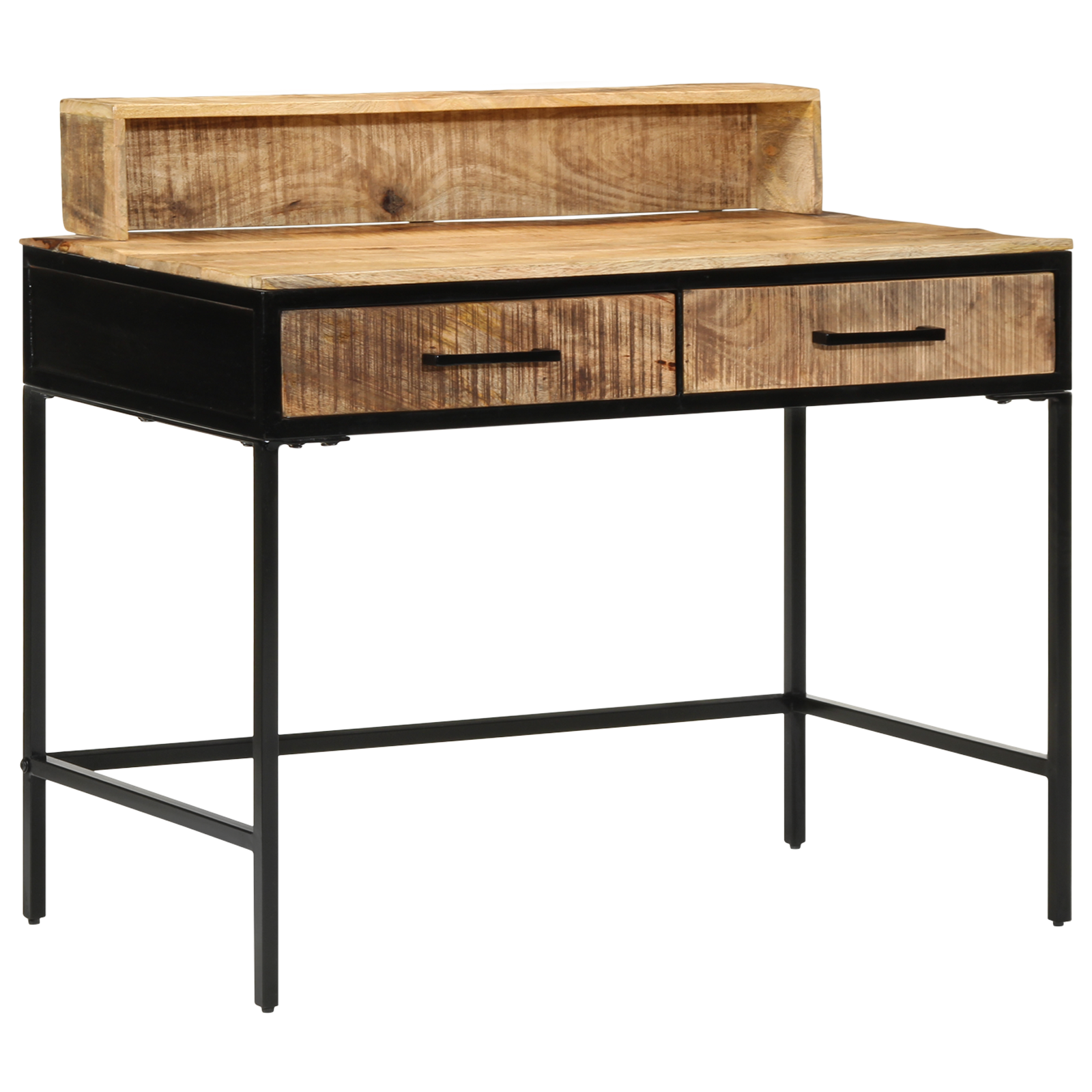 Console Table 100x55x75 cm Solid Rough Wood Mango - Image 3