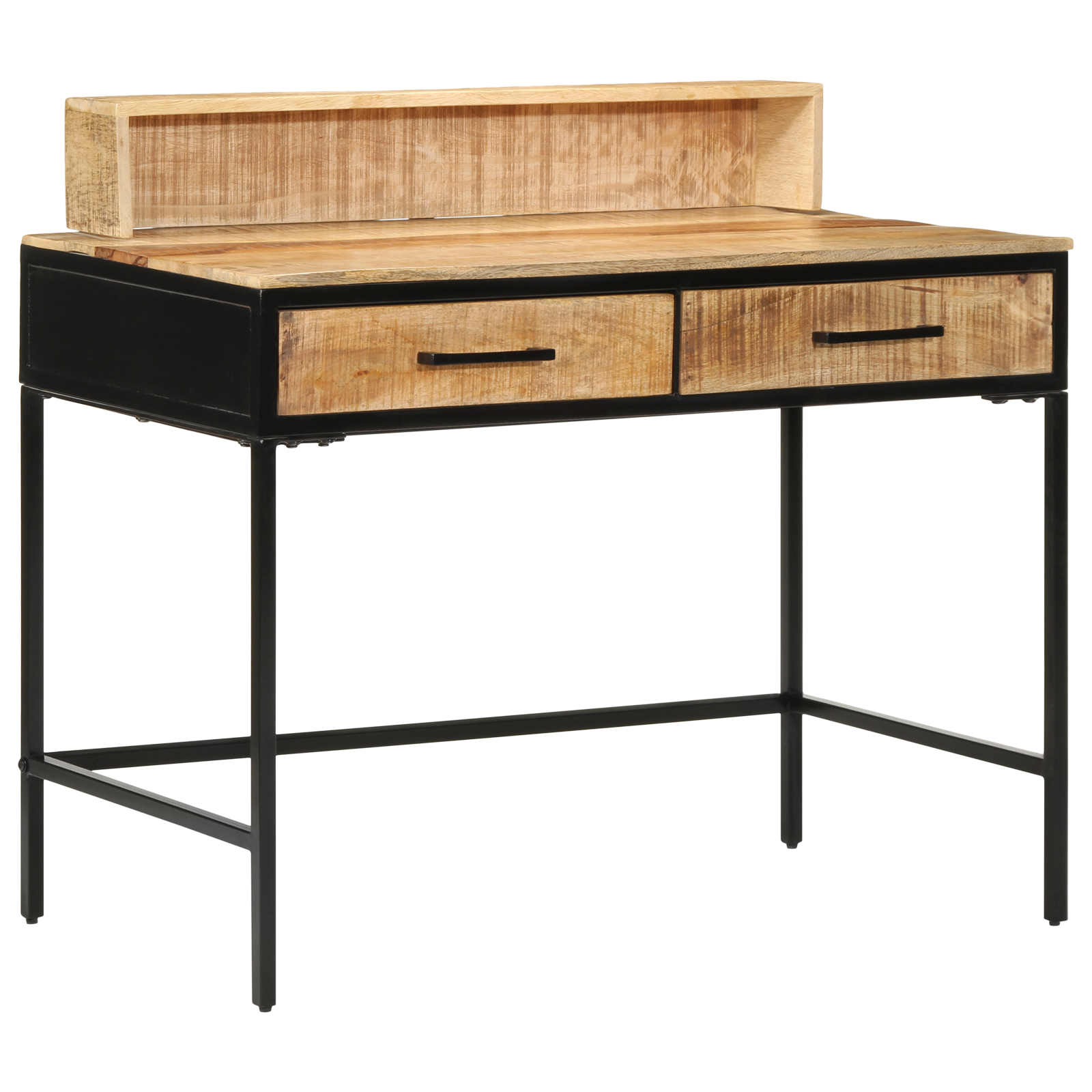 Console Table 100x55x75 cm Solid Rough Wood Mango - Image 4