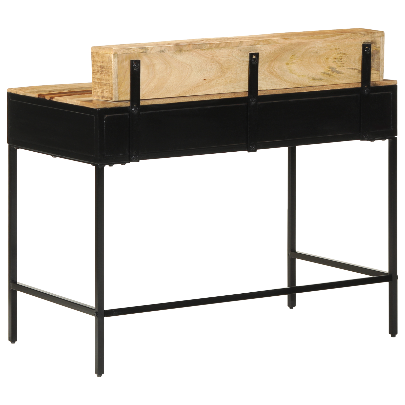 Console Table 100x55x75 cm Solid Rough Wood Mango - Image 7