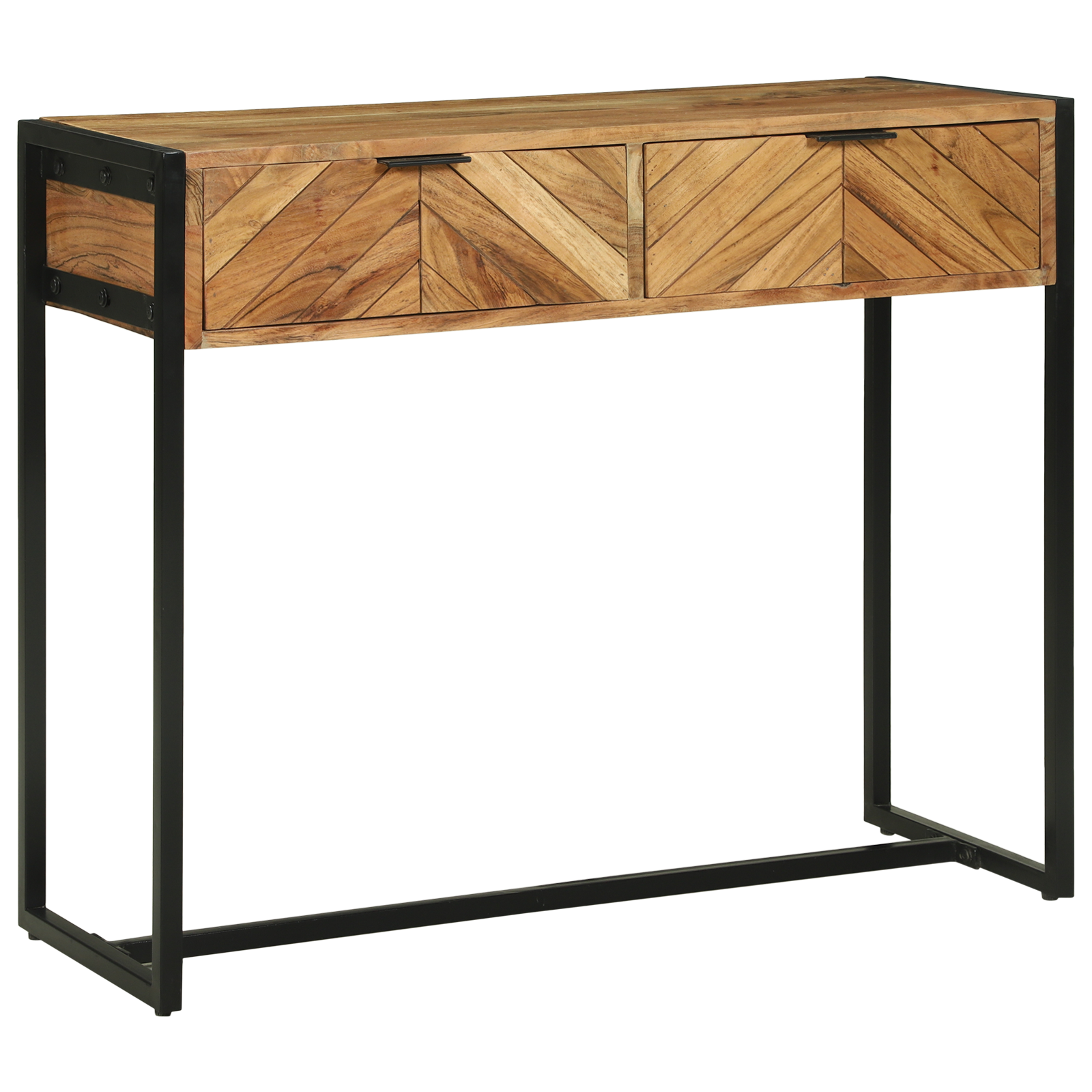 Konsolinis stalas 90x35x75 cm Tvirtas medis Akacija