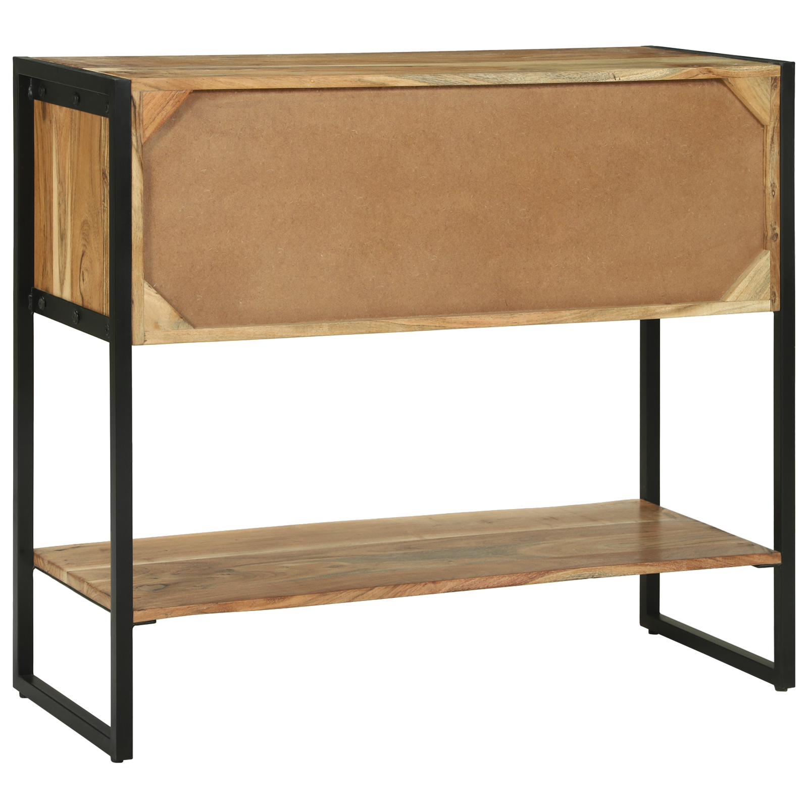 Konsolės stalas 90x35x80 cm Kieta mediena Akacijos - Image 7