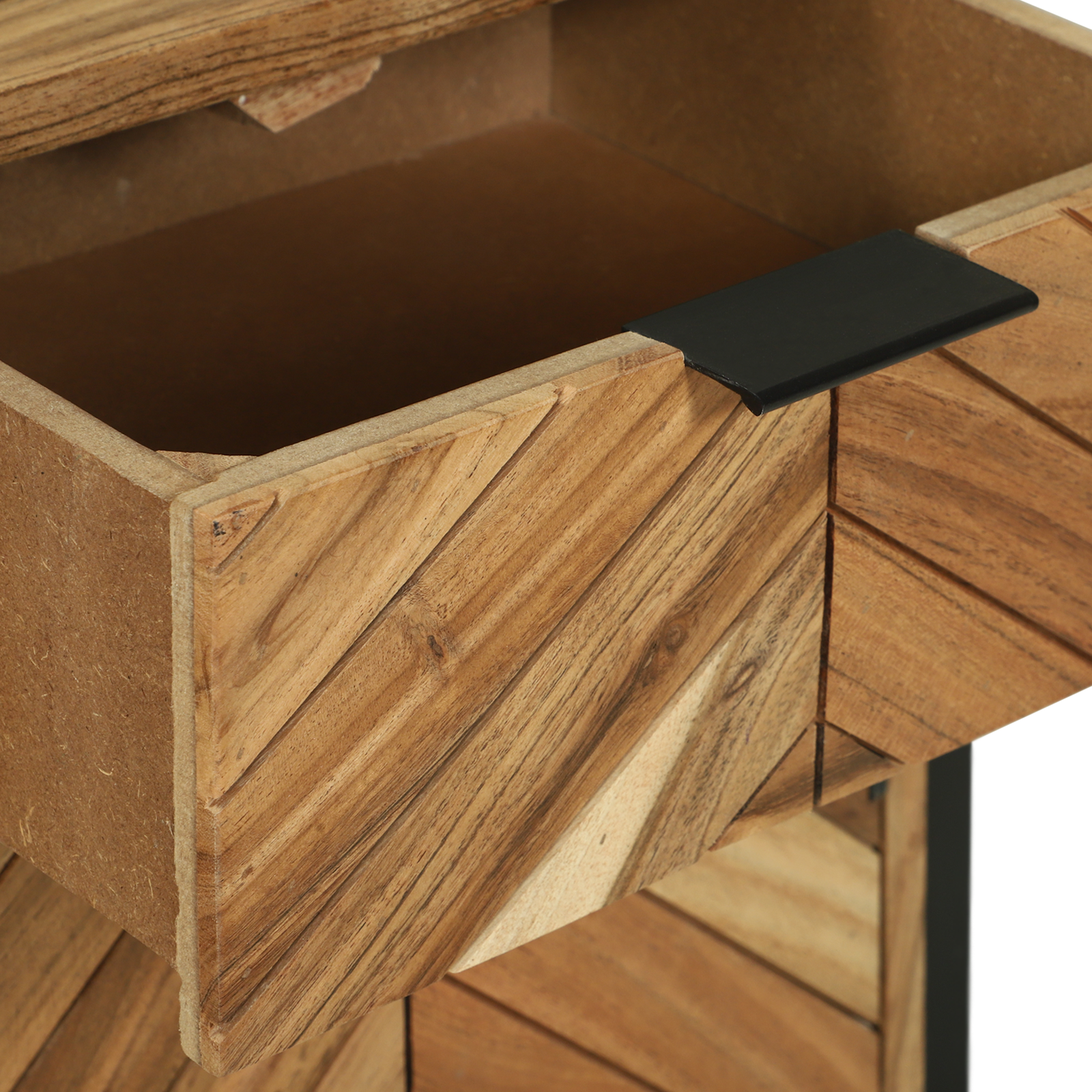 Sideboard 100x30x75 cm Solid Wood Acacia - Image 10