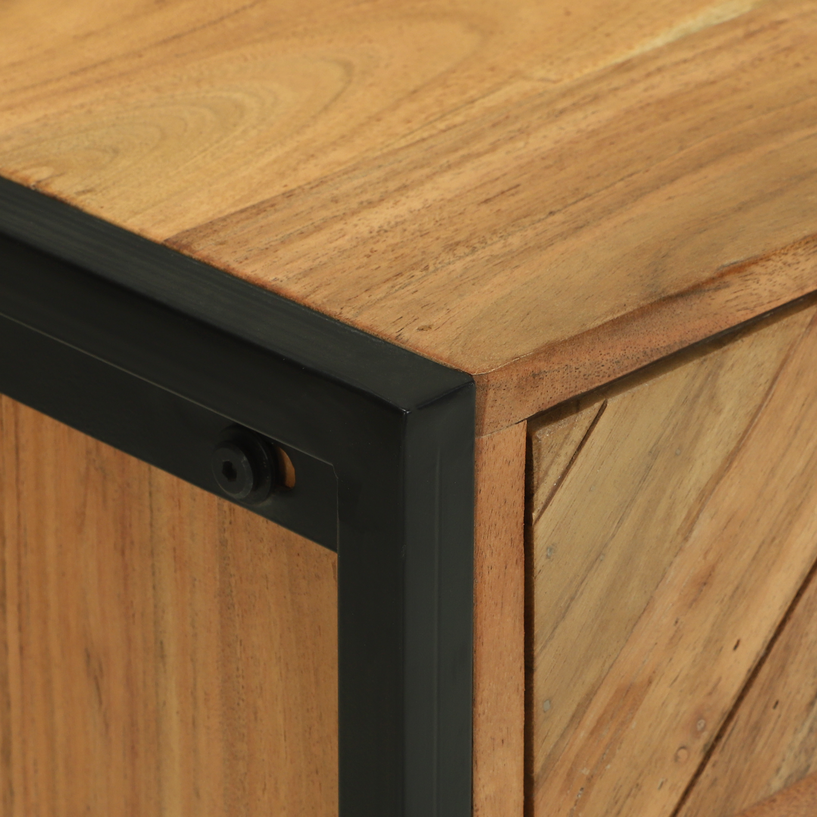 Highboard 50x35x75 cm Solid Wood Acacia - Image 9