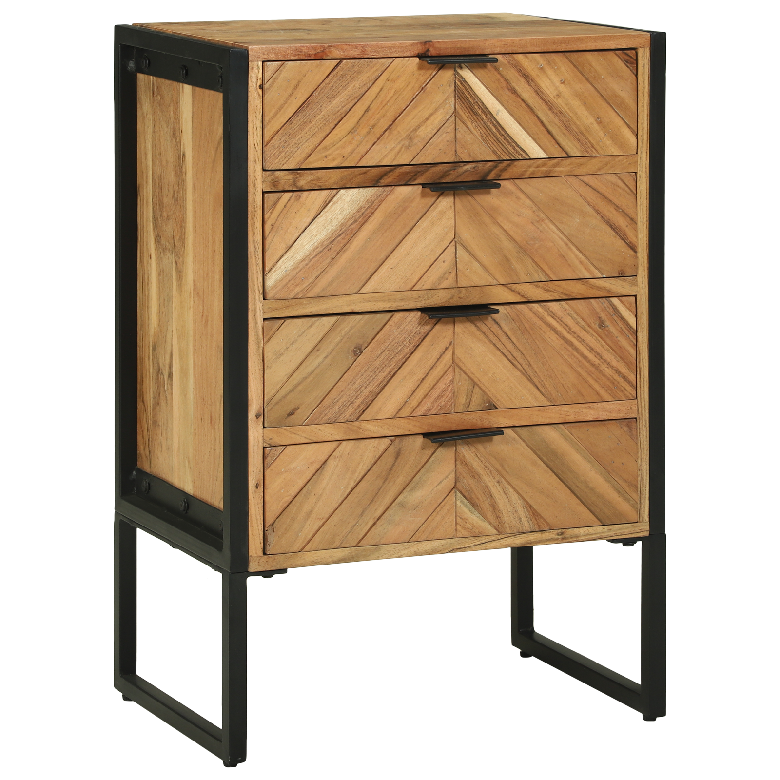 Highboard 50x35x75 cm Solid Wood Acacia - Image 2