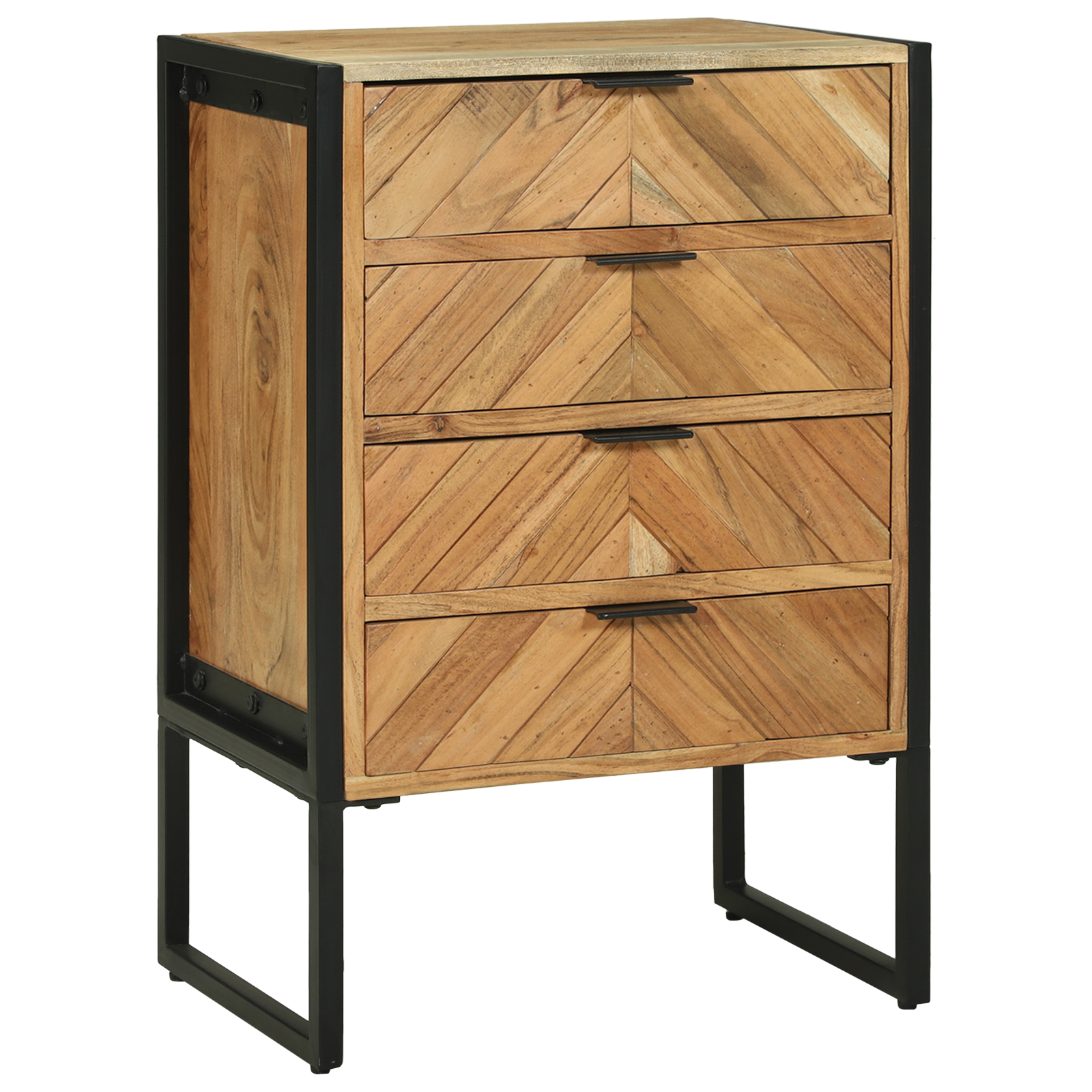 Highboard 50x35x75 cm Solid Wood Acacia - Image 3