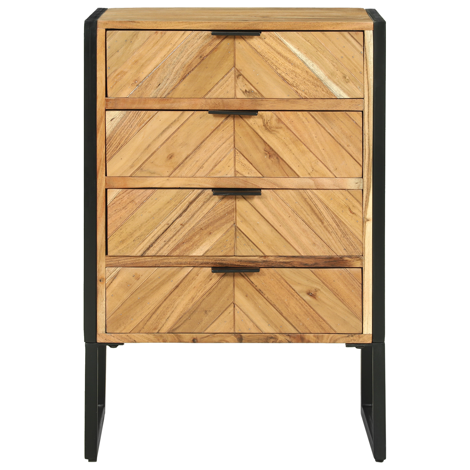 Highboard 50x35x75 cm Solid Wood Acacia - Image 5