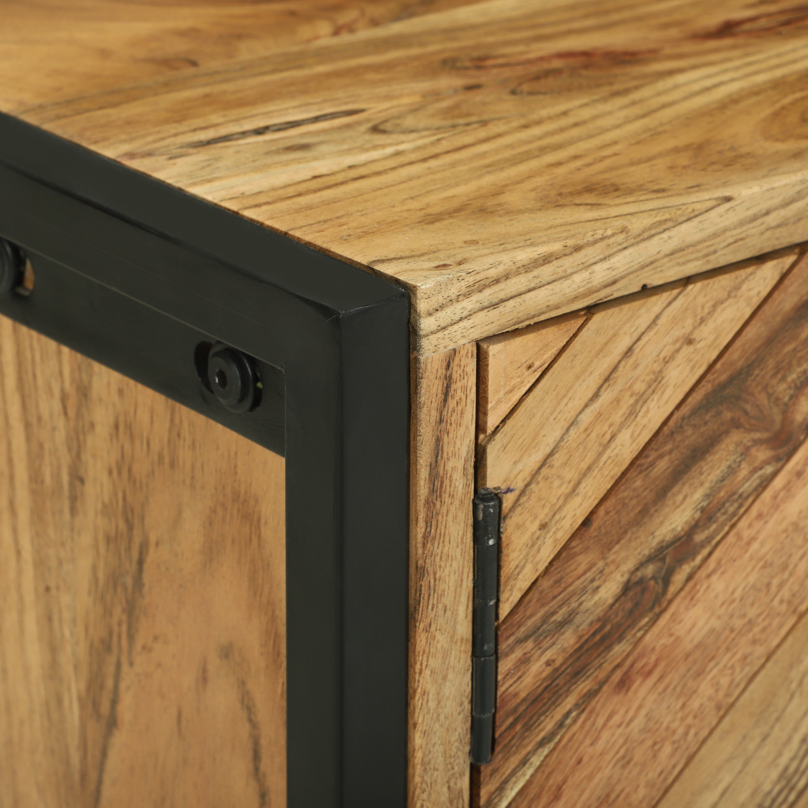 TV Cabinet 110x30x50 cm Solid Wood Acacia - Image 9