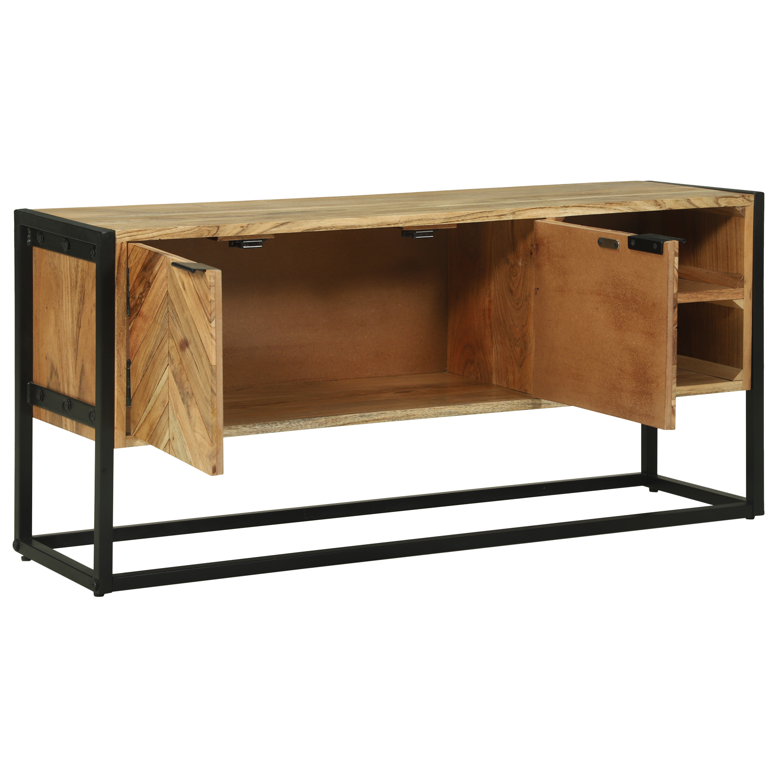 TV Cabinet 110x30x50 cm Solid Wood Acacia - Image 4