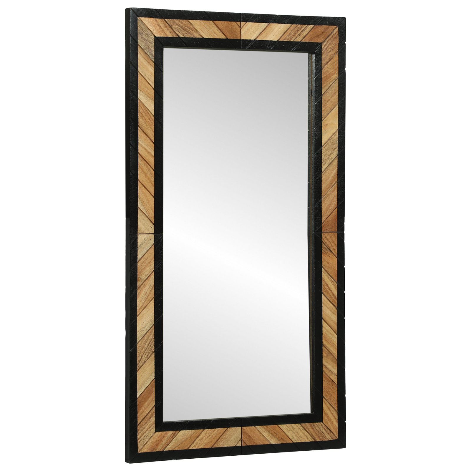 Spiegel 90x2x50 cm Massief Hout Acacia