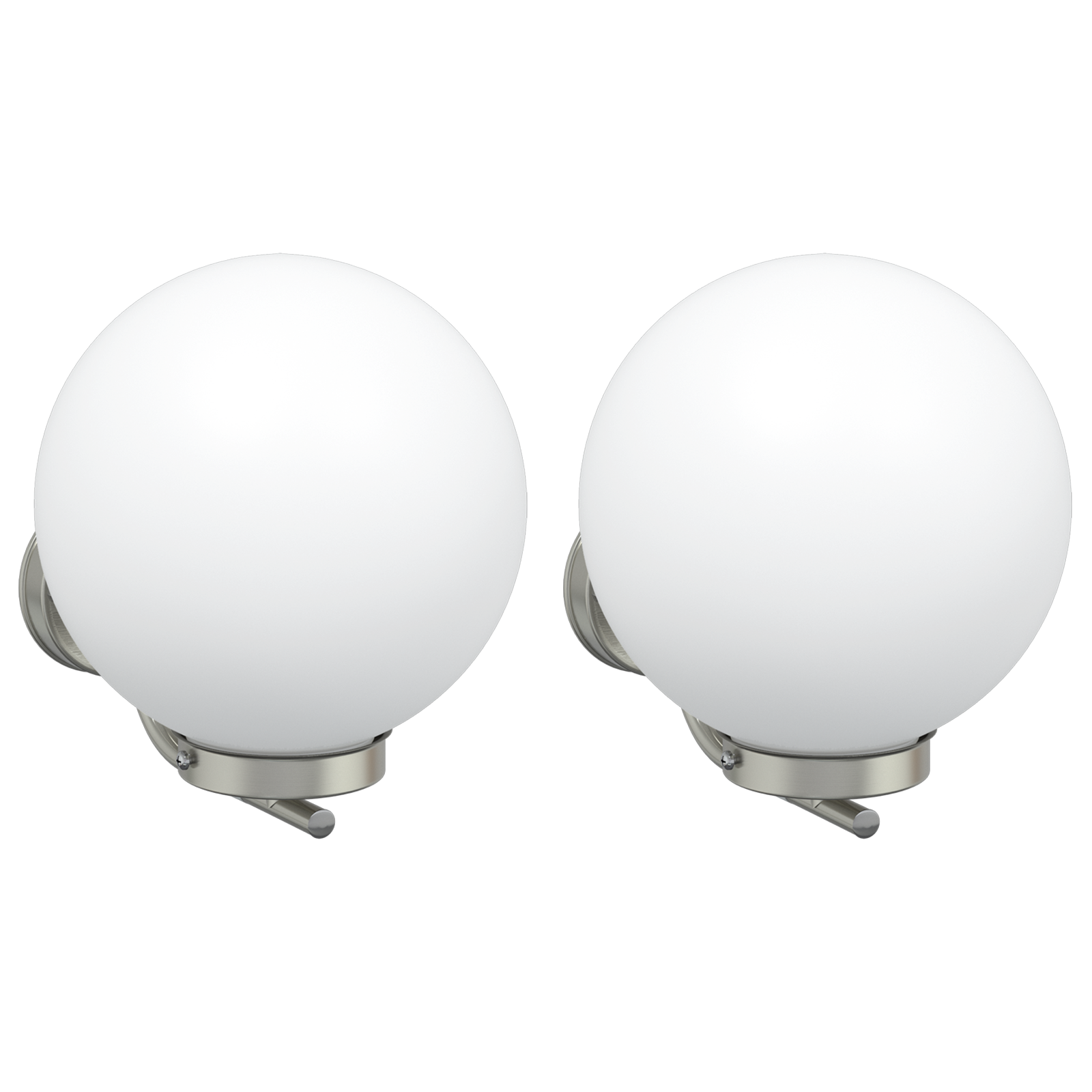 Outdoor Wall Lights 2 pcs Silver Stainless Steel IP44 - Image 2