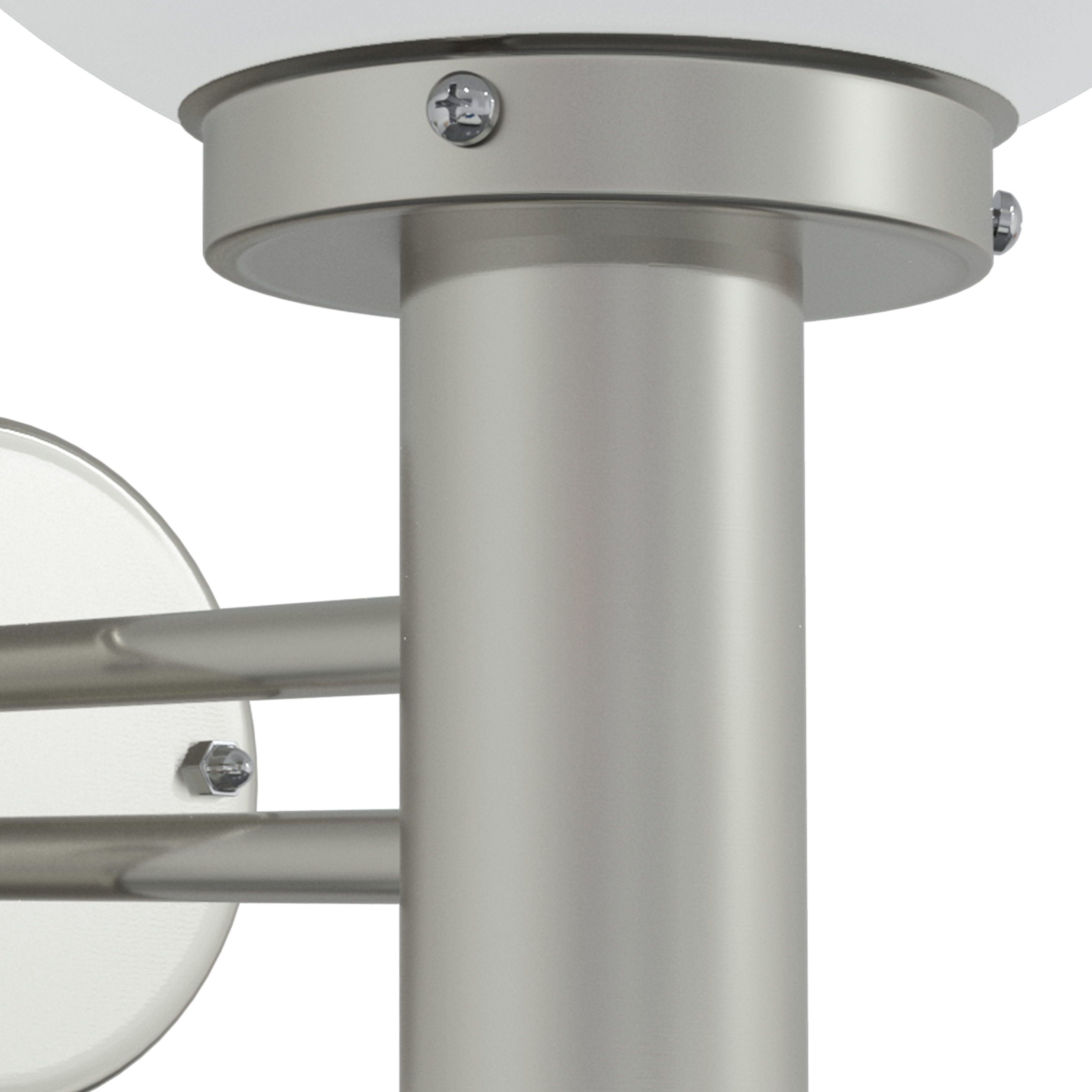 Outdoor Wall Light Silver Stainless Steel IP44 - Image 6