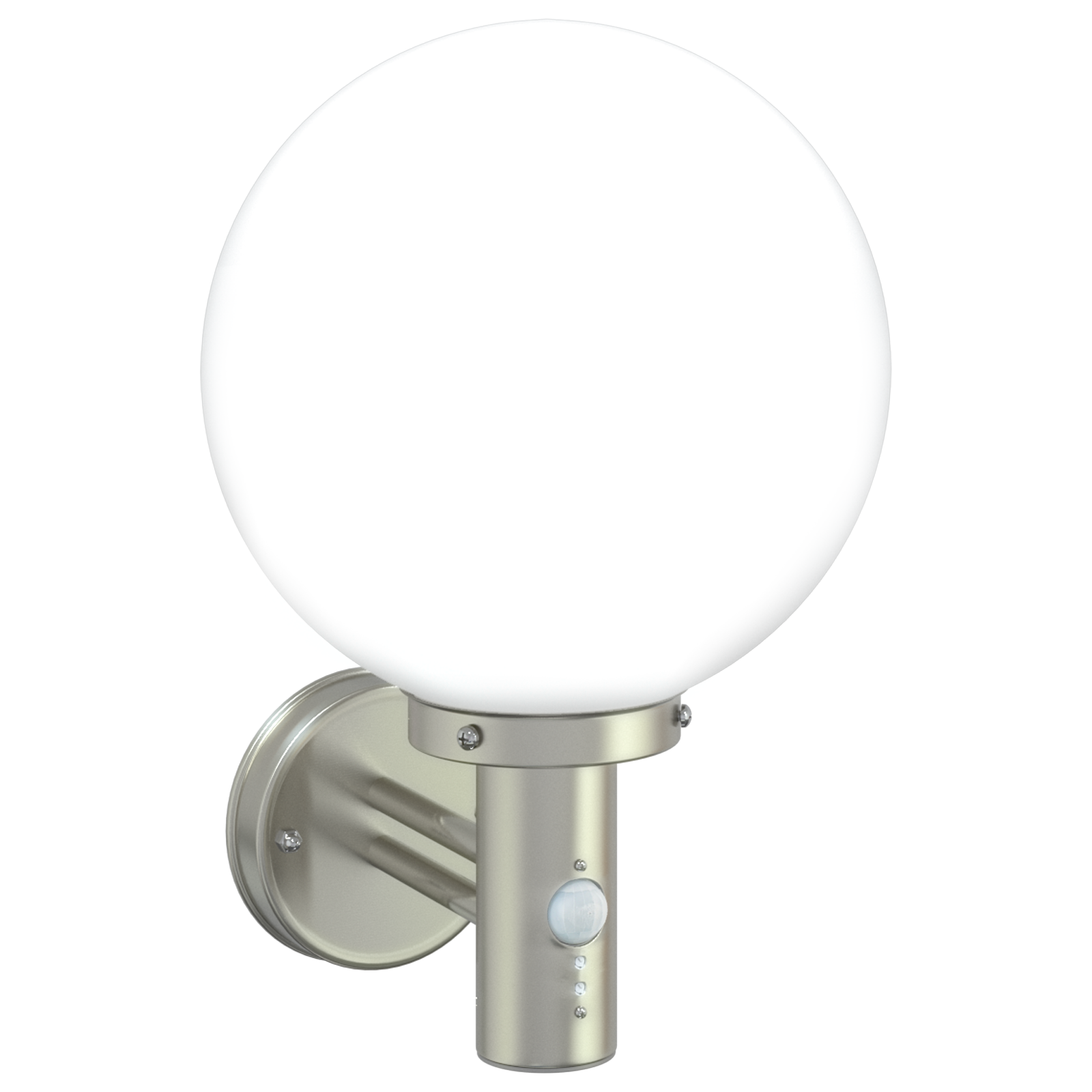 Outdoor Wall Light with Sensor Silver Stainless Steel IP44 - Image 8