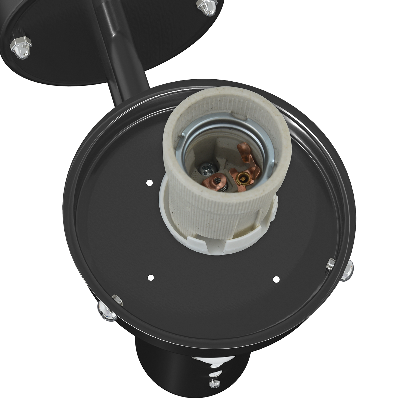 Outdoor Wall Lights with Sensor 2 pcs Black Stainless Steel IP44 - Image 7