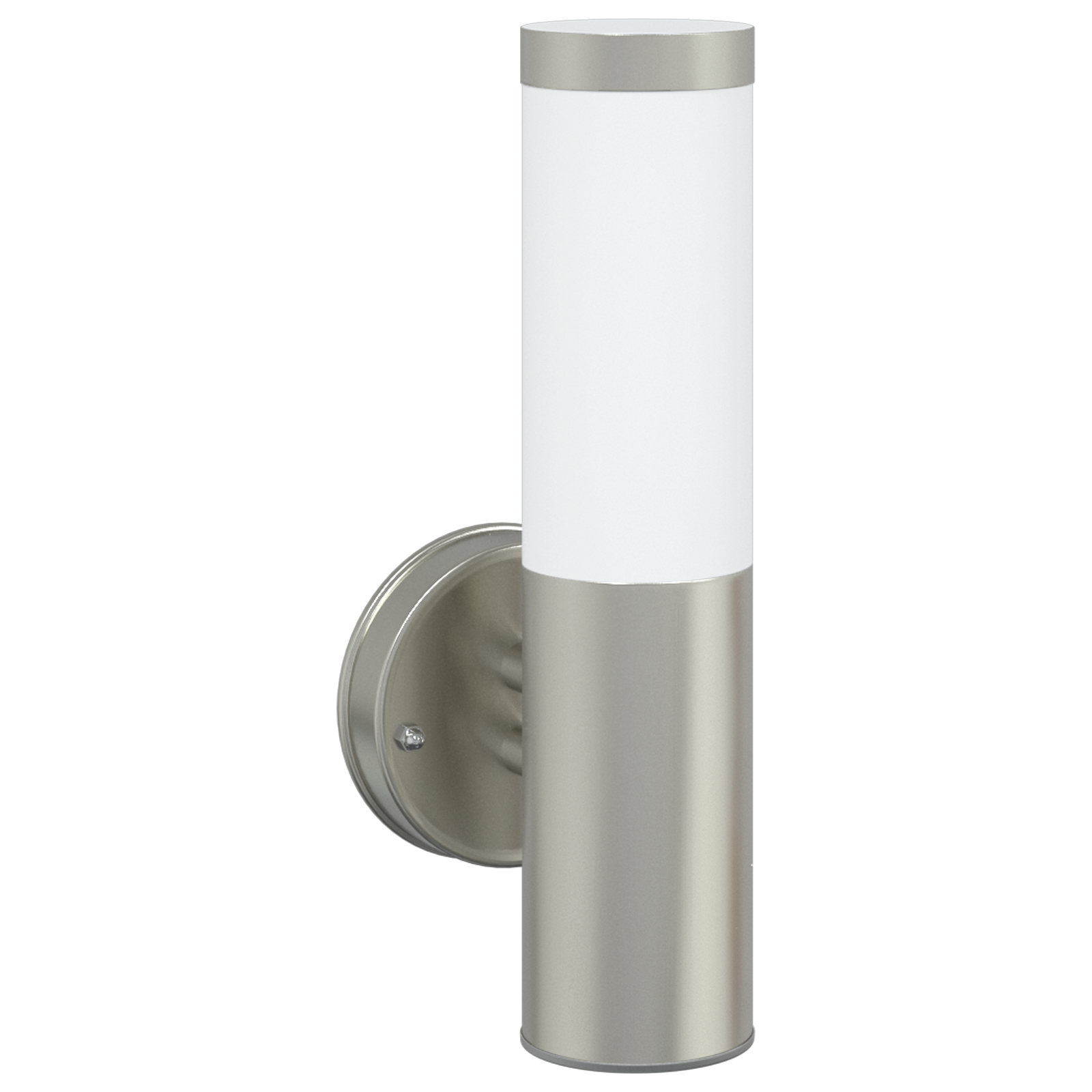 Outdoor Wall Light Silver Stainless Steel IP44 - Image 2
