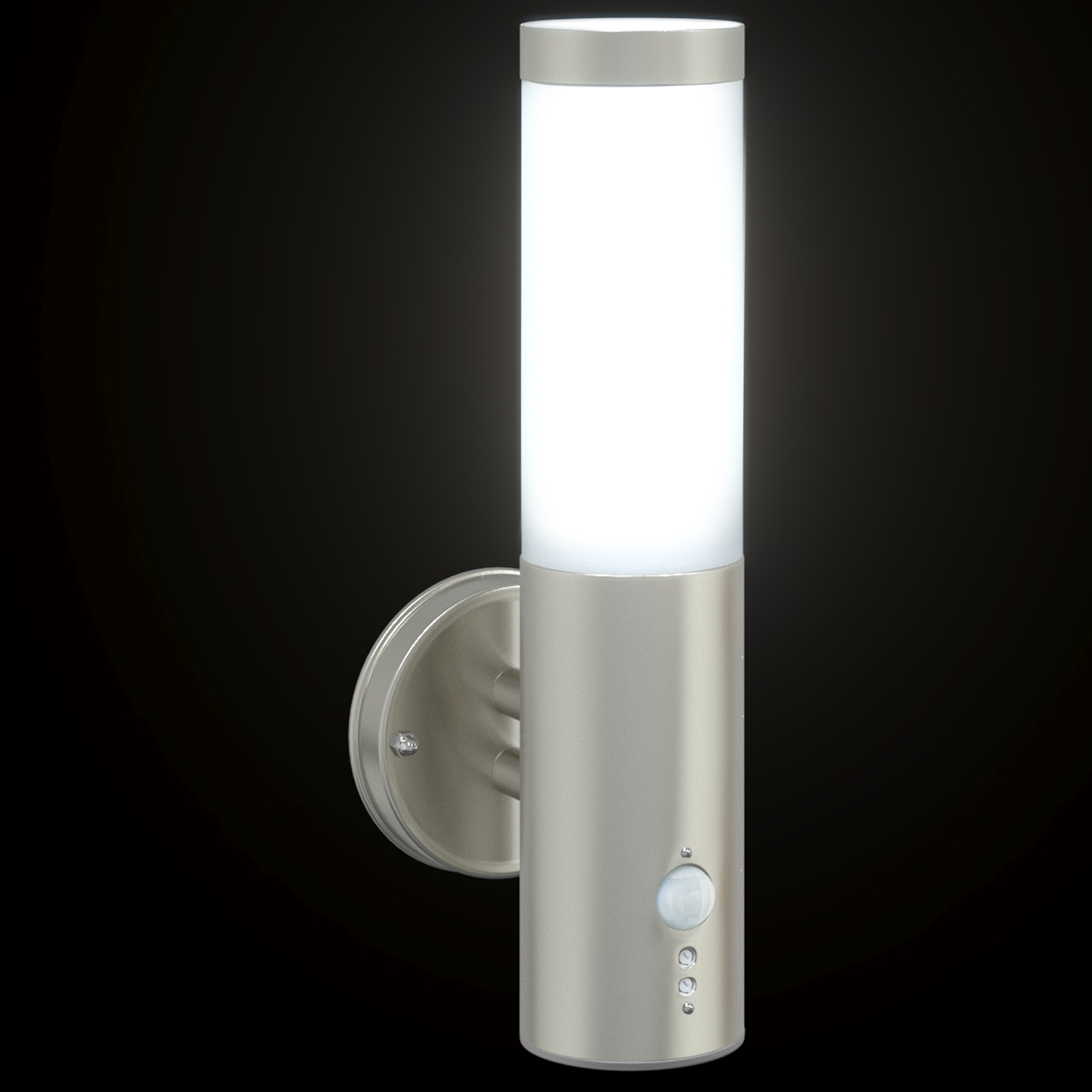 Outdoor Wall Light with Sensor Silver Stainless Steel IP44 - Image 10