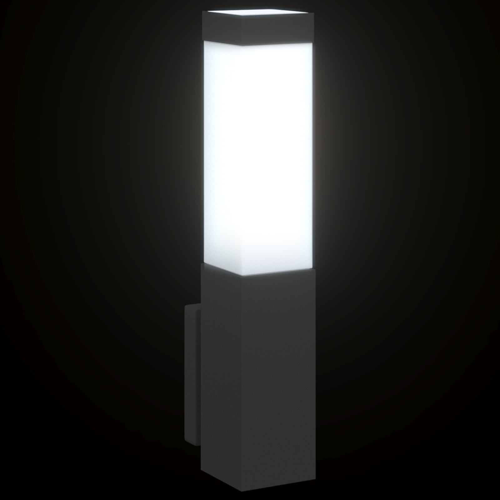 Outdoor Wall Light Black Stainless Steel IP44 - Image 9