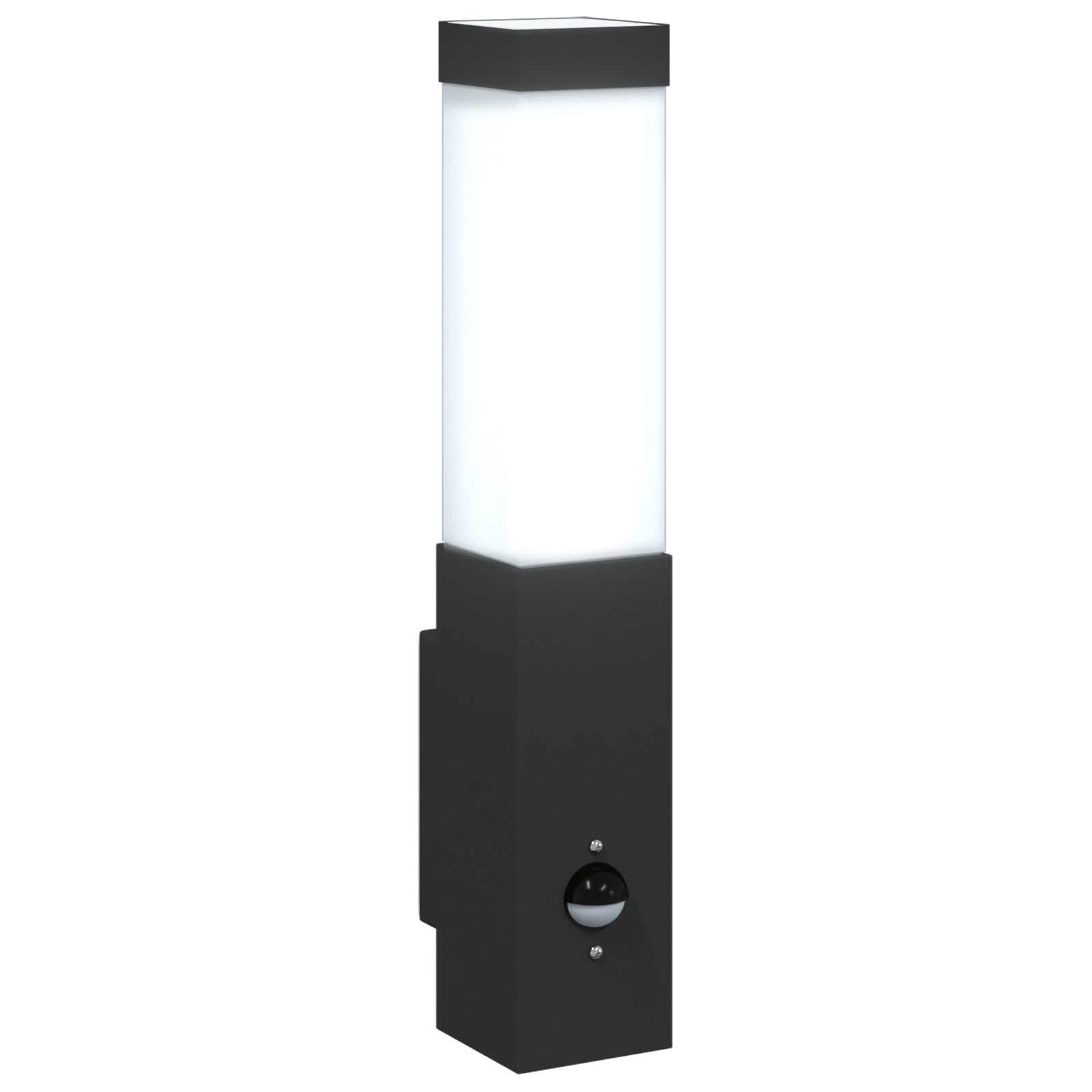 Outdoor Wall Light with Sensor Black Stainless Steel IP44 - Image 8
