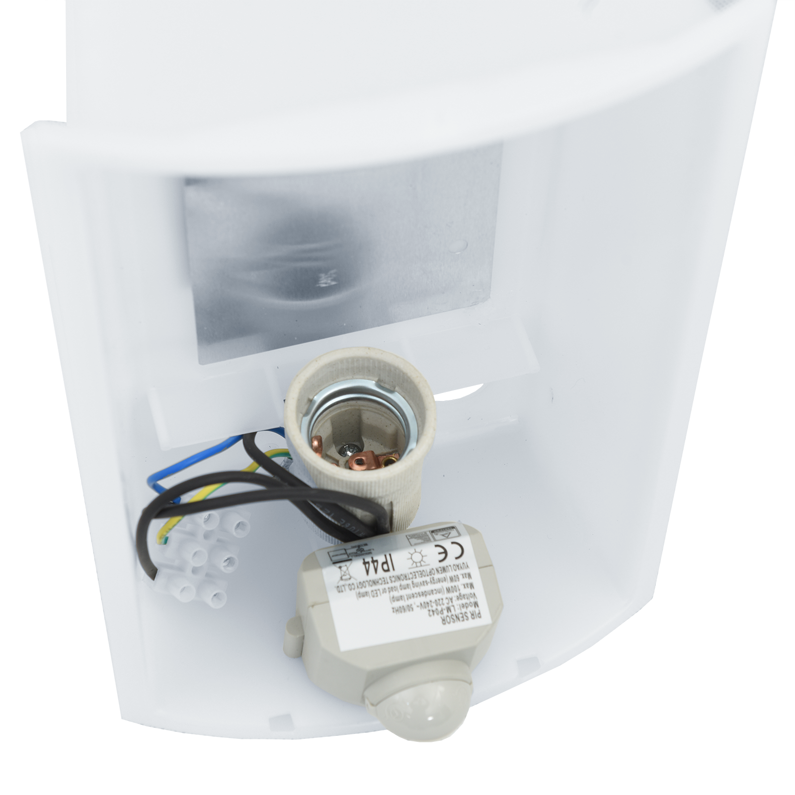 Outdoor Wall Light with Sensor 2 pcs Silver Stainless Steel IP44 - Image 7