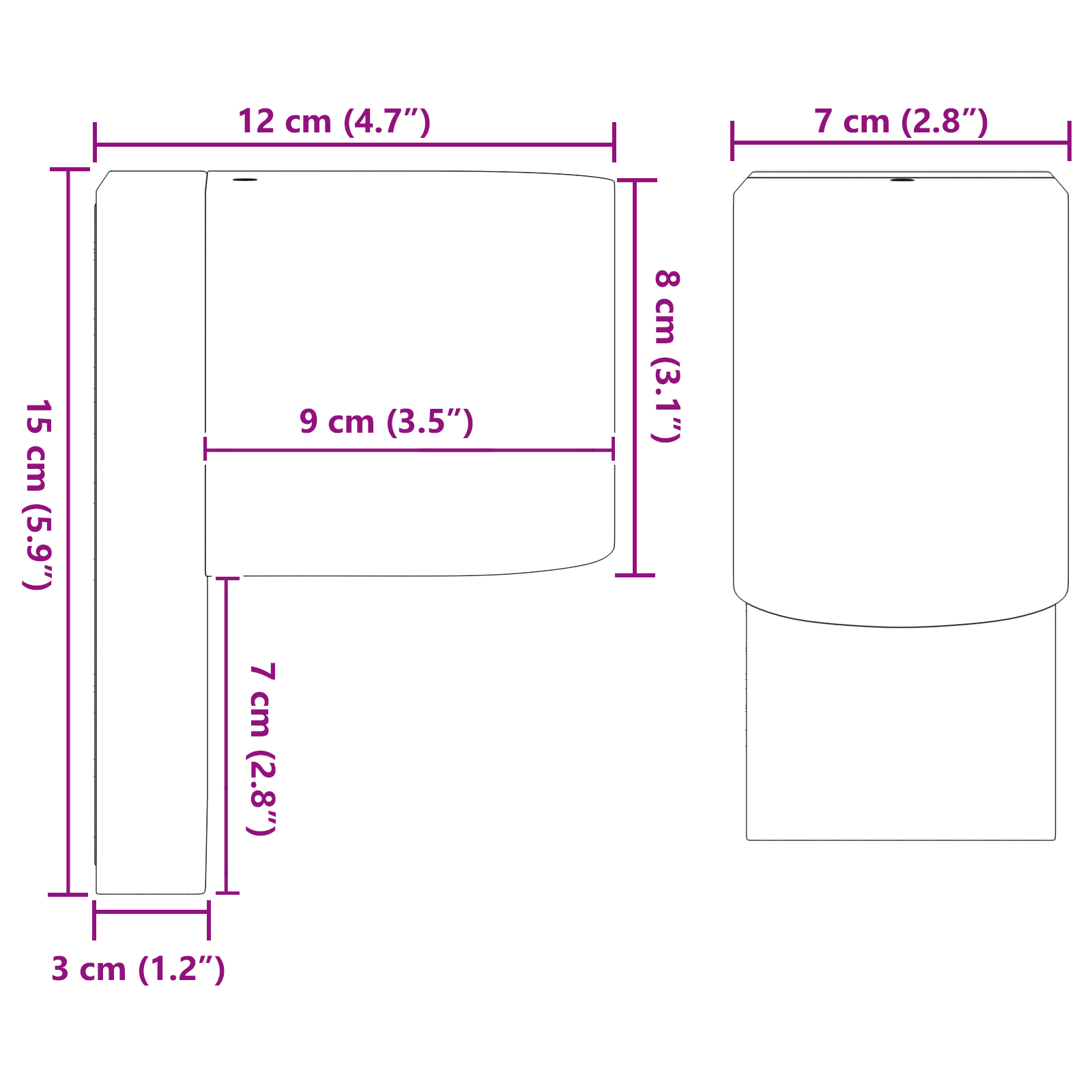 Outdoor Wall Lights Black Stainless Steel IP44 - Image 10
