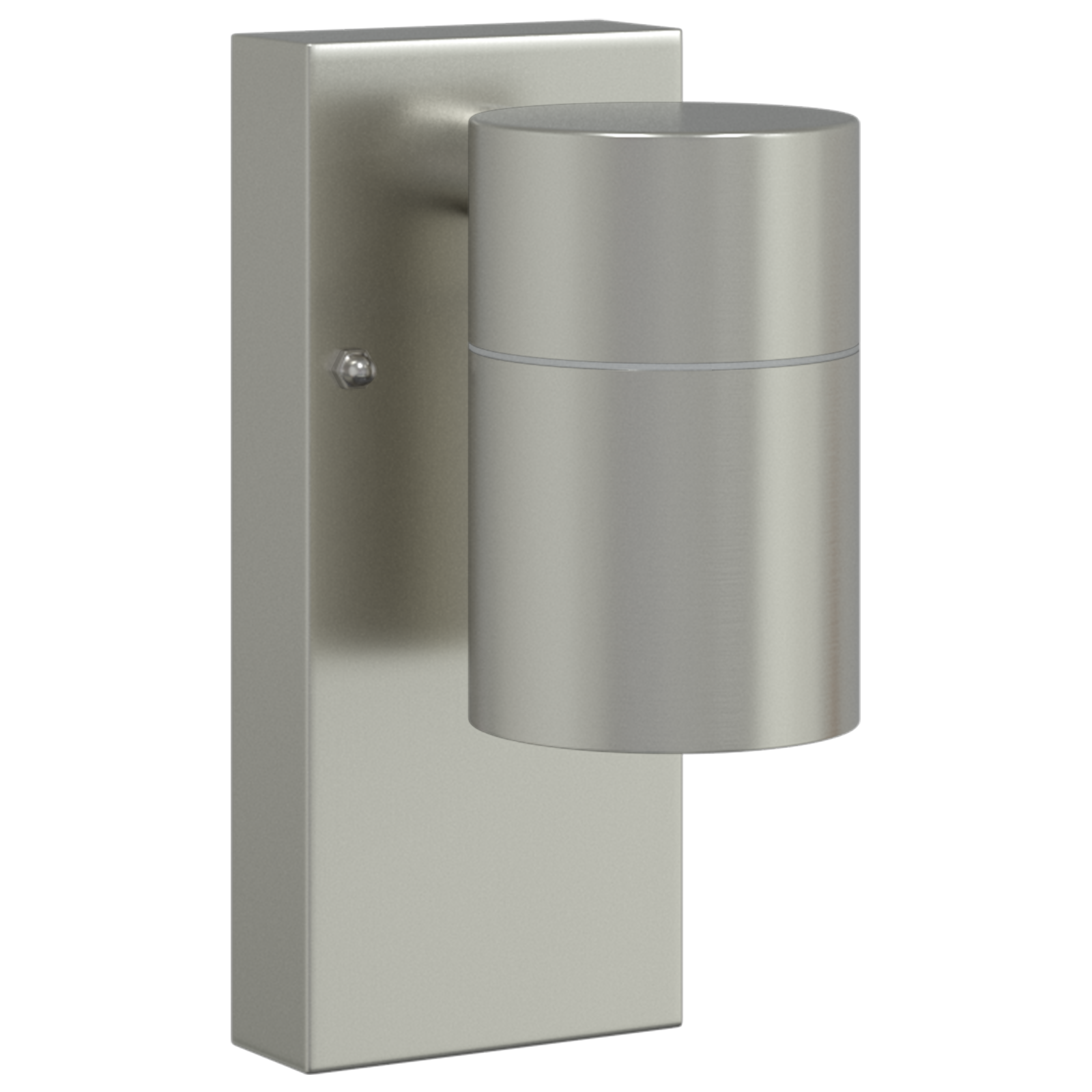 Outdoor Wall Light Silver Stainless Steel IP44 - Image 2