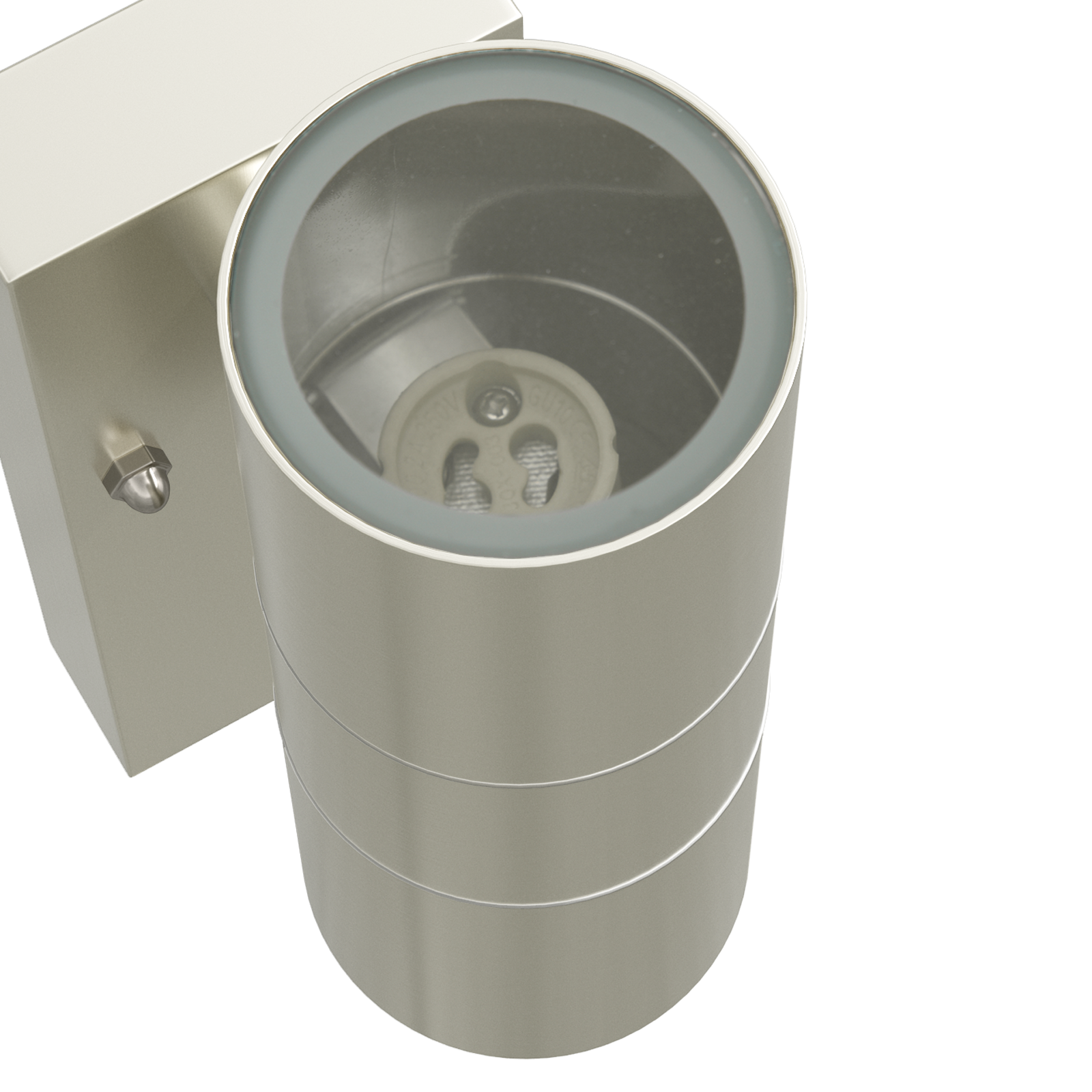 Outdoor Wall Light Silver Stainless Steel IP44 - Image 6