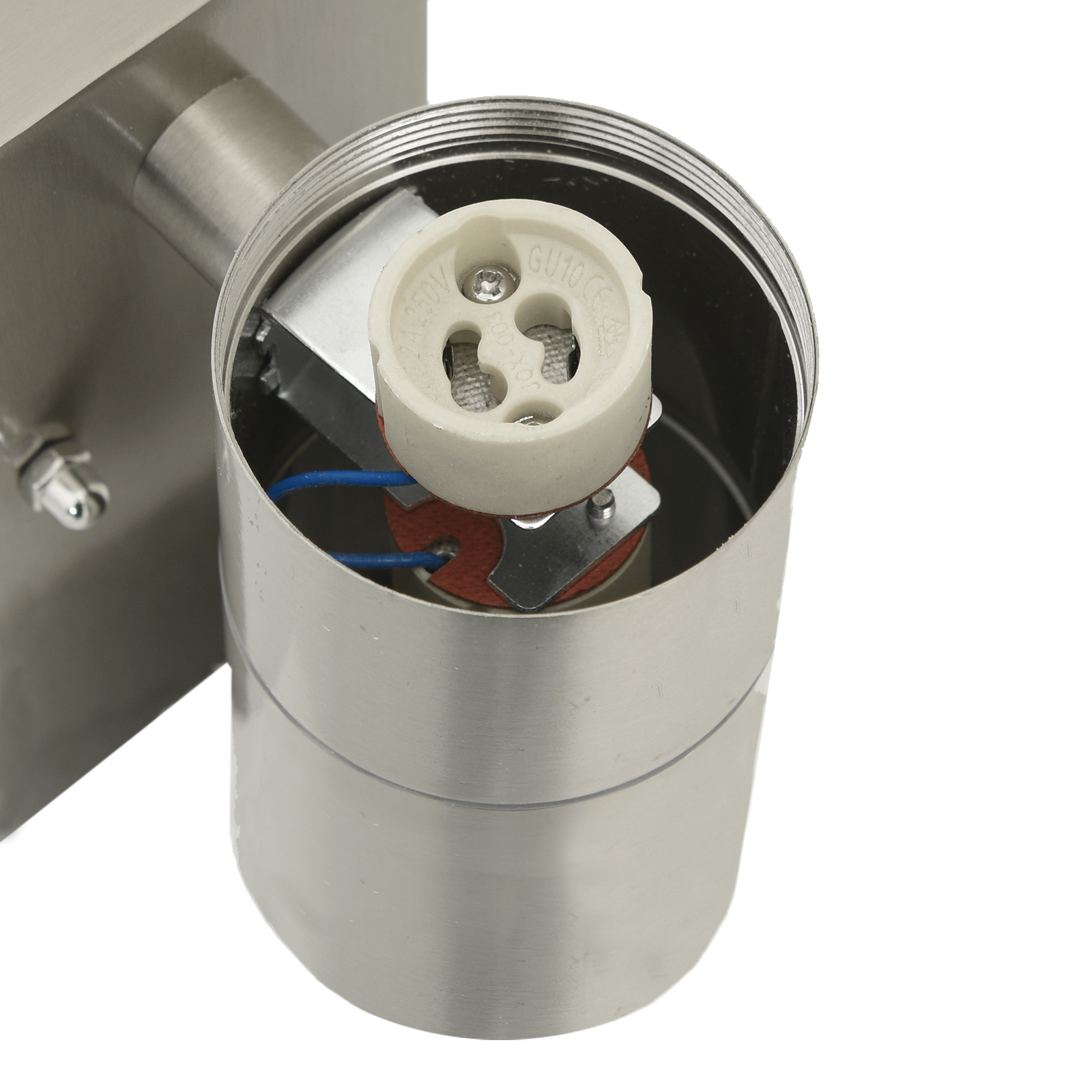 Outdoor Wall Light Silver Stainless Steel IP44 - Image 7