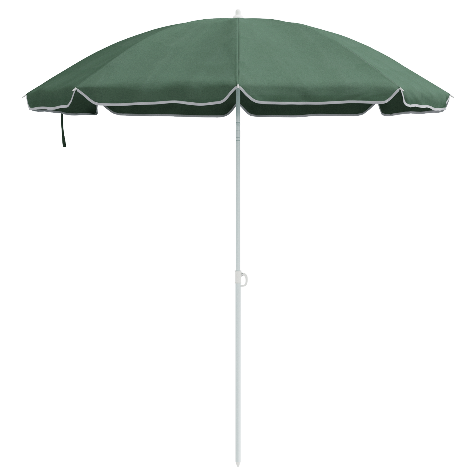 Beach Parasol with Metal Pole Green 161x193 cm Polyester - Image 4