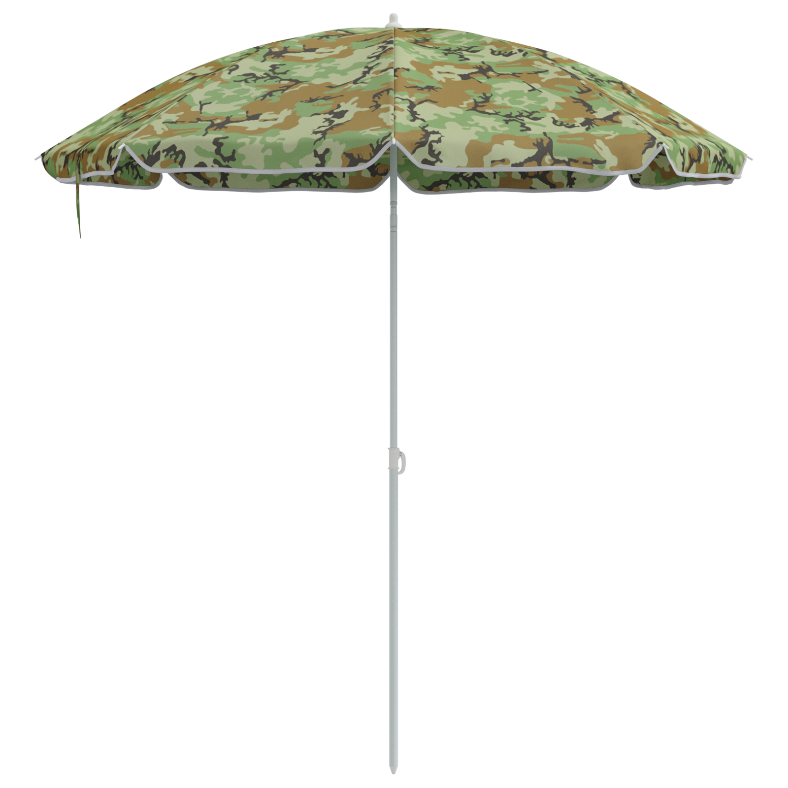 Beach Parasol with Metal Pole Camouflage 161x193 cm Polyester - Image 4