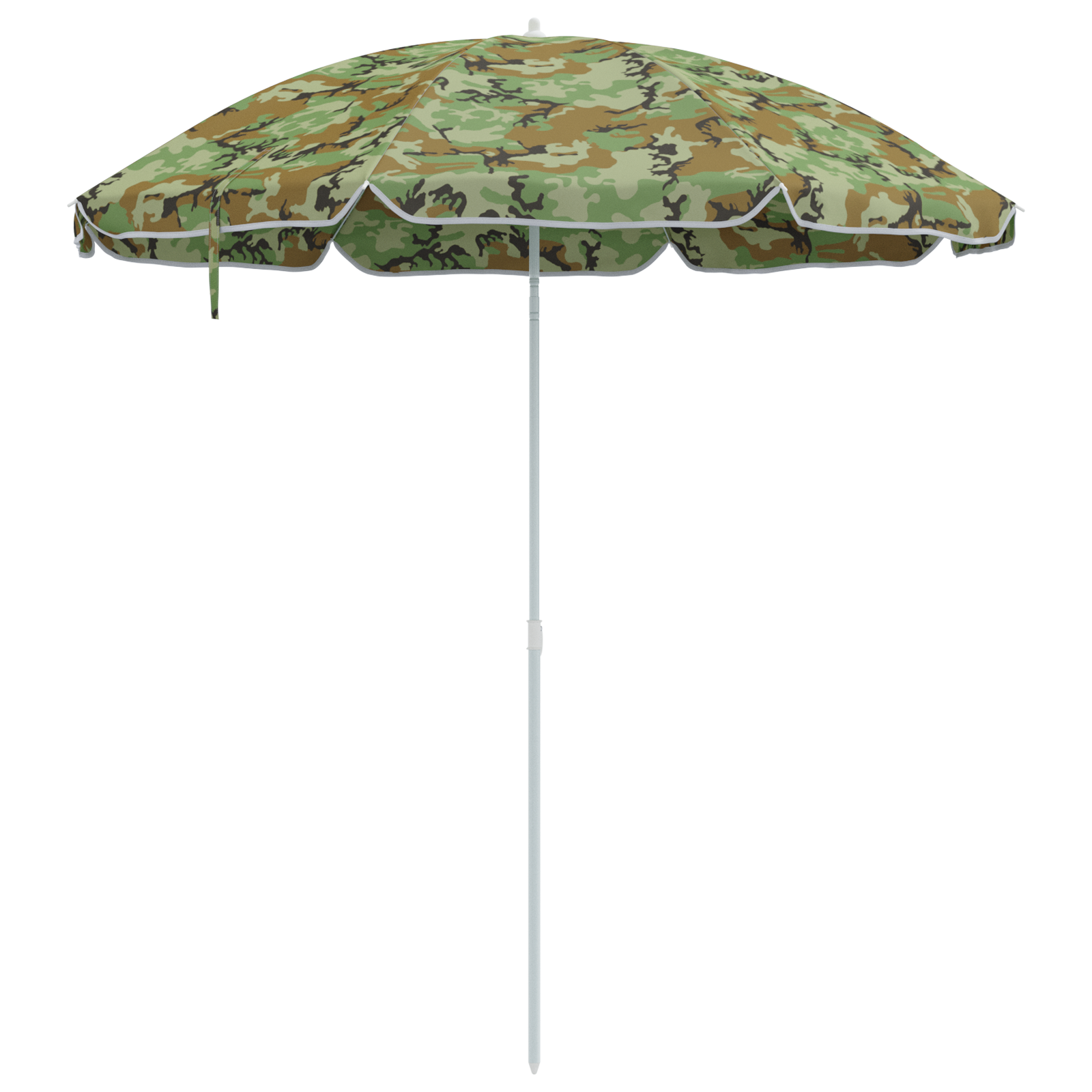 Beach Parasol with Aluminium Pole Camouflage 240 cm - Image 2