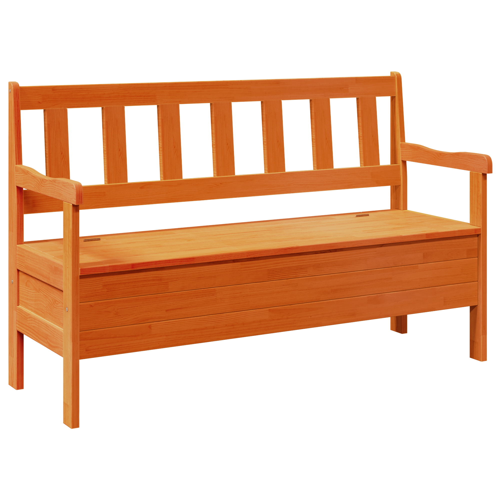 Outdoor Bench Acacia 119x76x44 cm Solid Wood Pine - Image 2