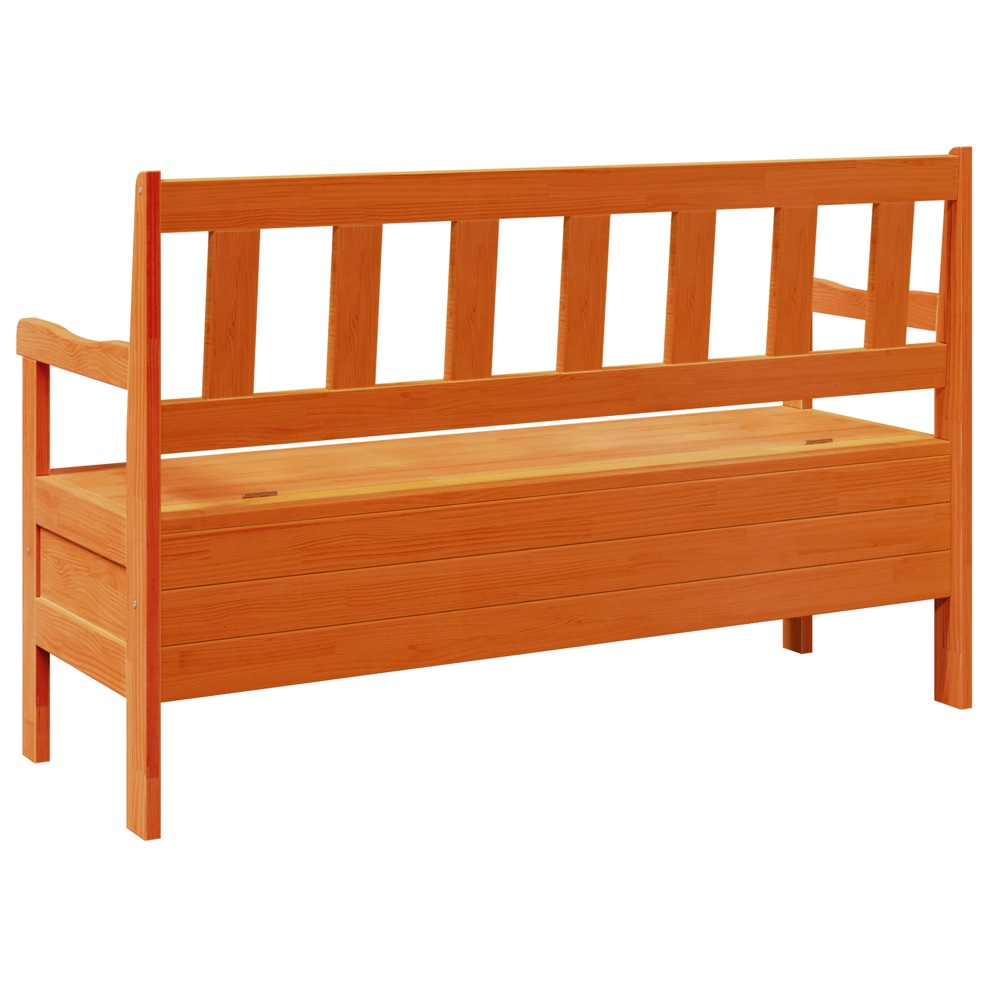 Outdoor Bench Acacia 119x76x44 cm Solid Wood Pine - Image 8