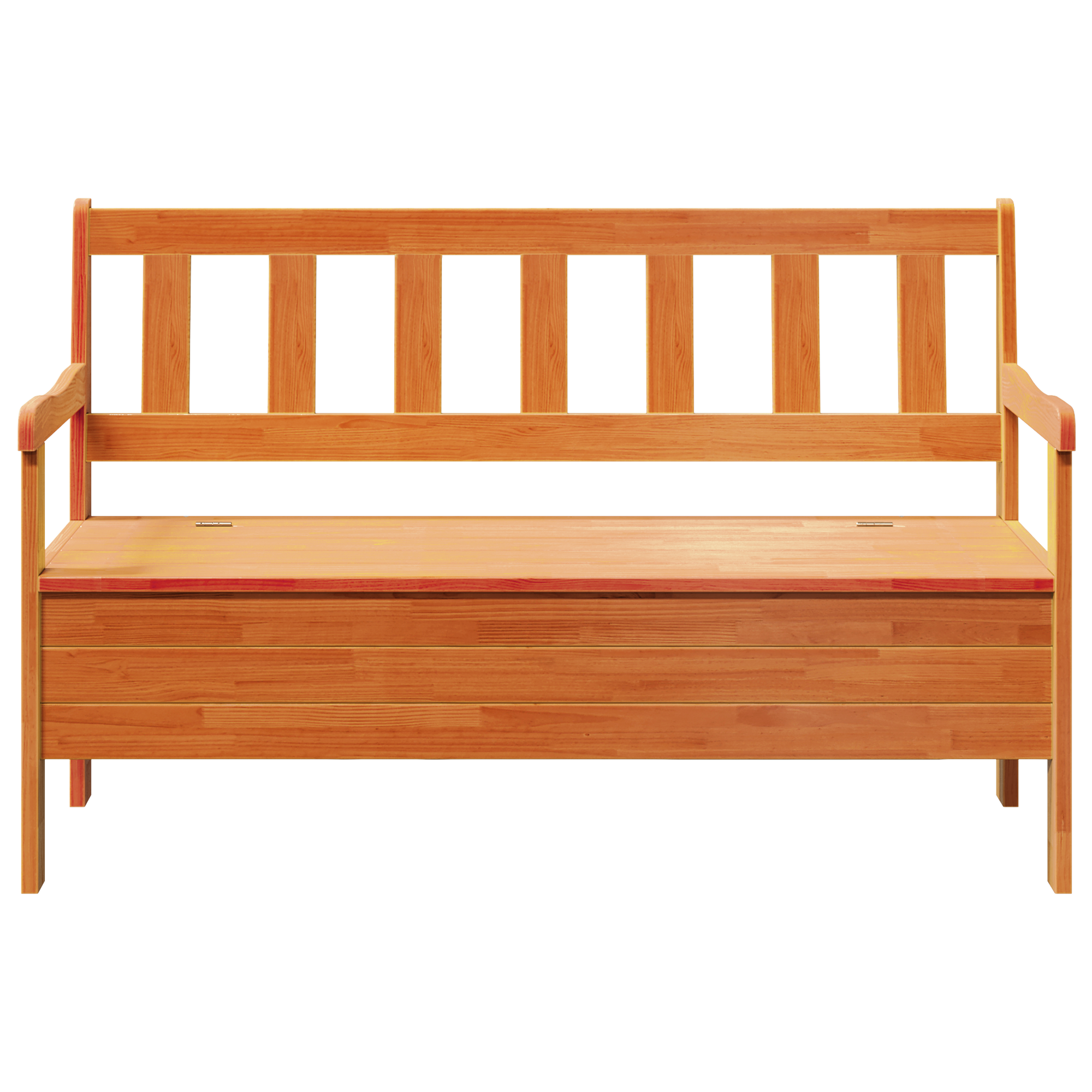 Outdoor Bench Acacia 119x76x44 cm Solid Wood Pine - Image 6