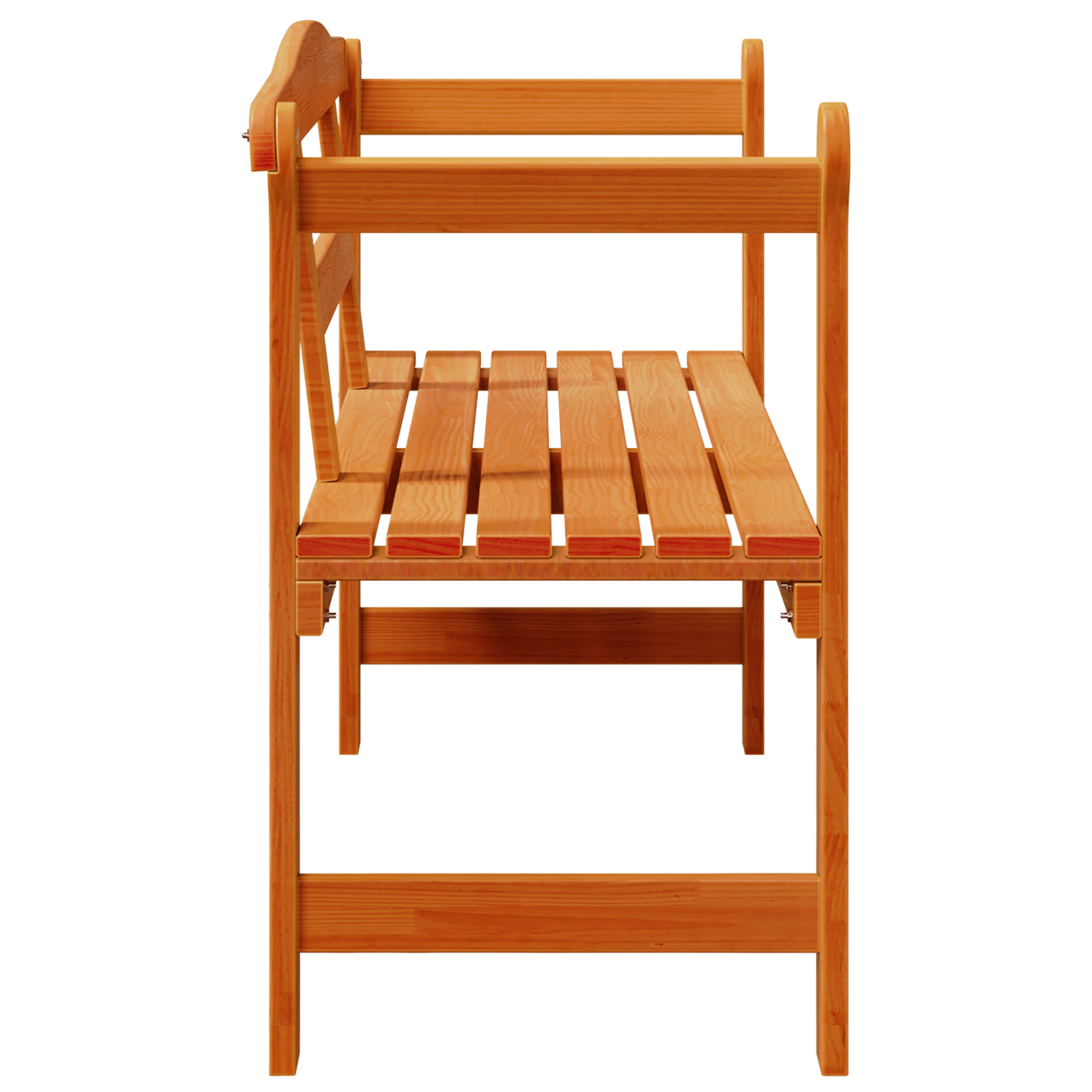 Outdoor Bench Acacia 119x76x44 cm Solid Wood Pine - Image 6