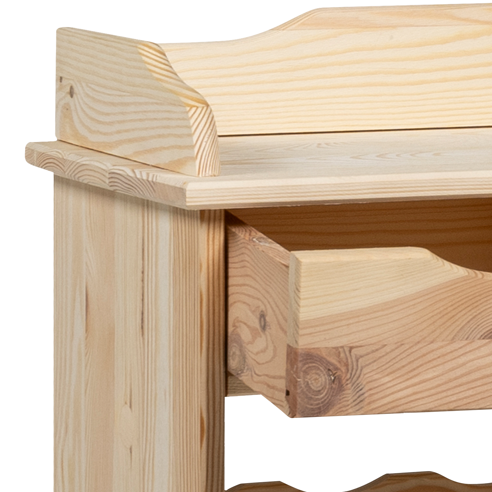 Vyno stovas 90x60x30 cm Iš tvirtos pušies - Image 10
