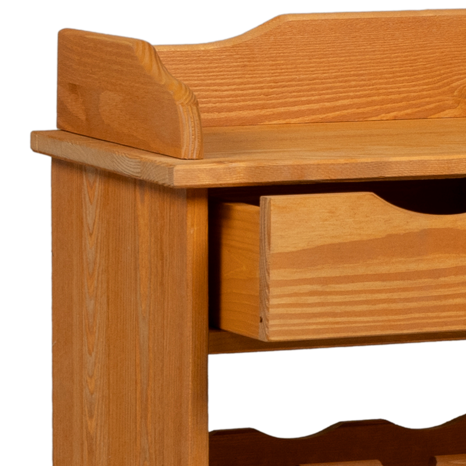 Vyno stovas 90x60x30 cm Kietas medis Pušis - Image 10
