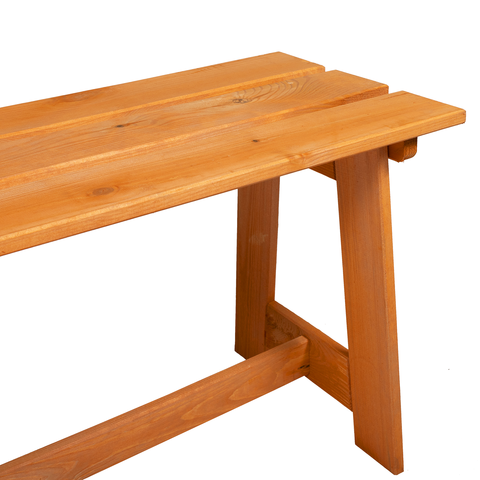 Outdoor Bench Acacia 119x35x47 cm Solid Wood Pine - Image 7