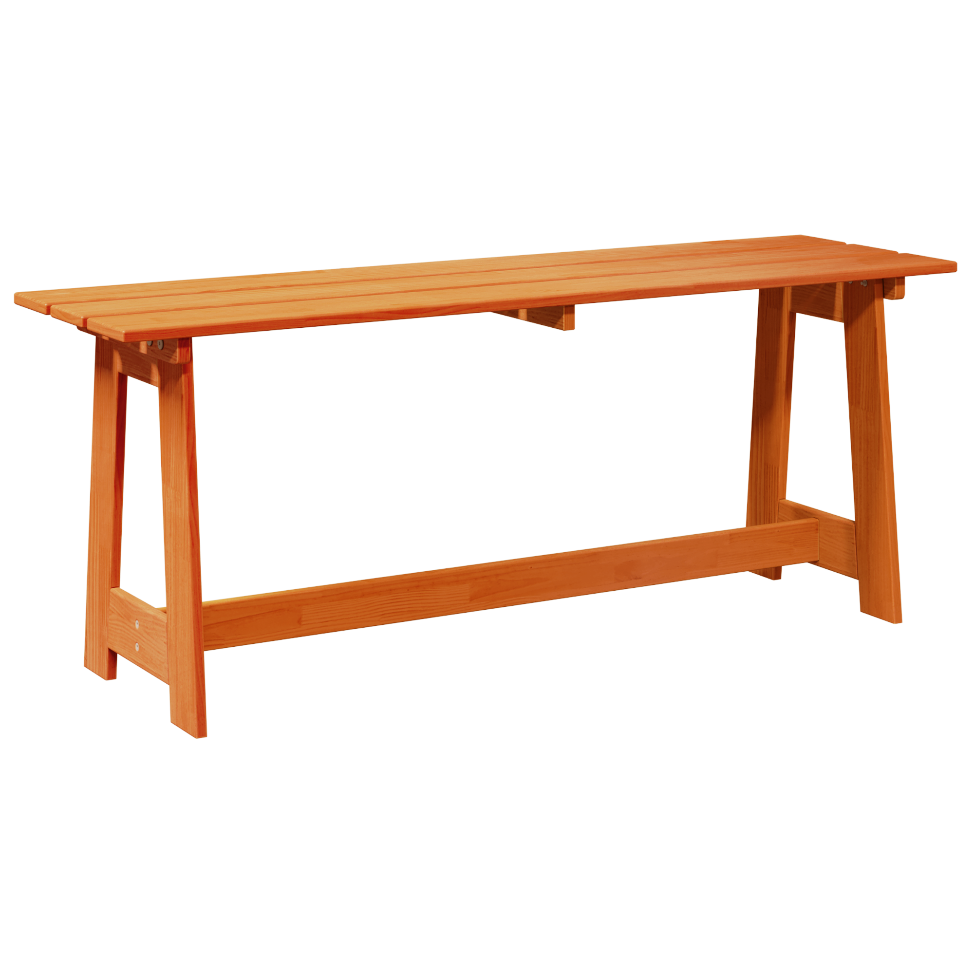 Outdoor Bench Acacia 119x35x47 cm Solid Wood Pine - Image 2