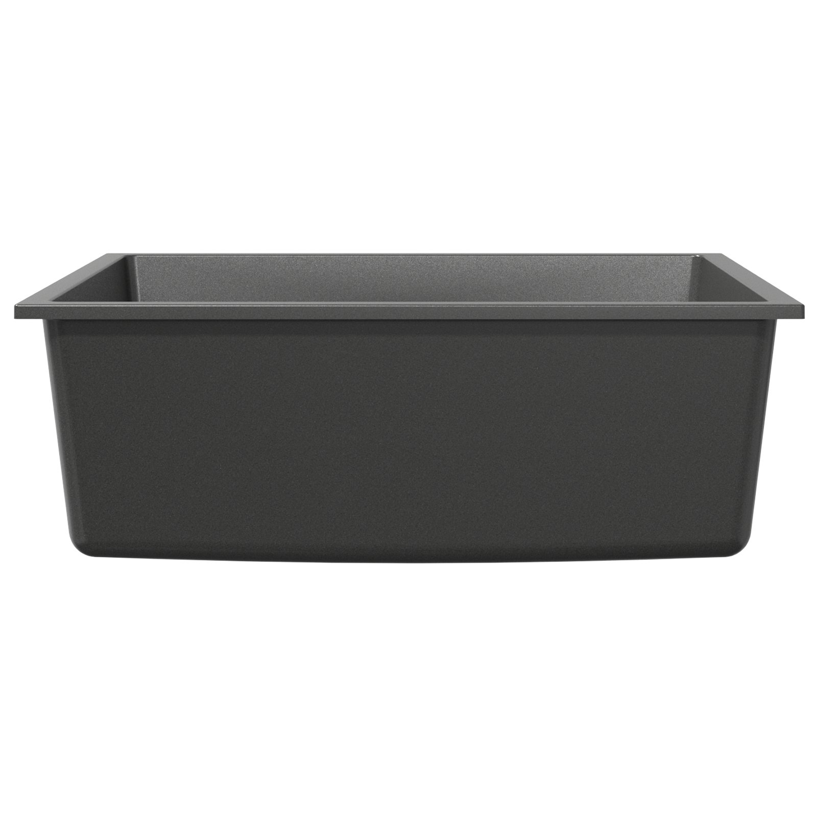 Kitchen Sink with Overflow Hole in Grey Granite - Image 4