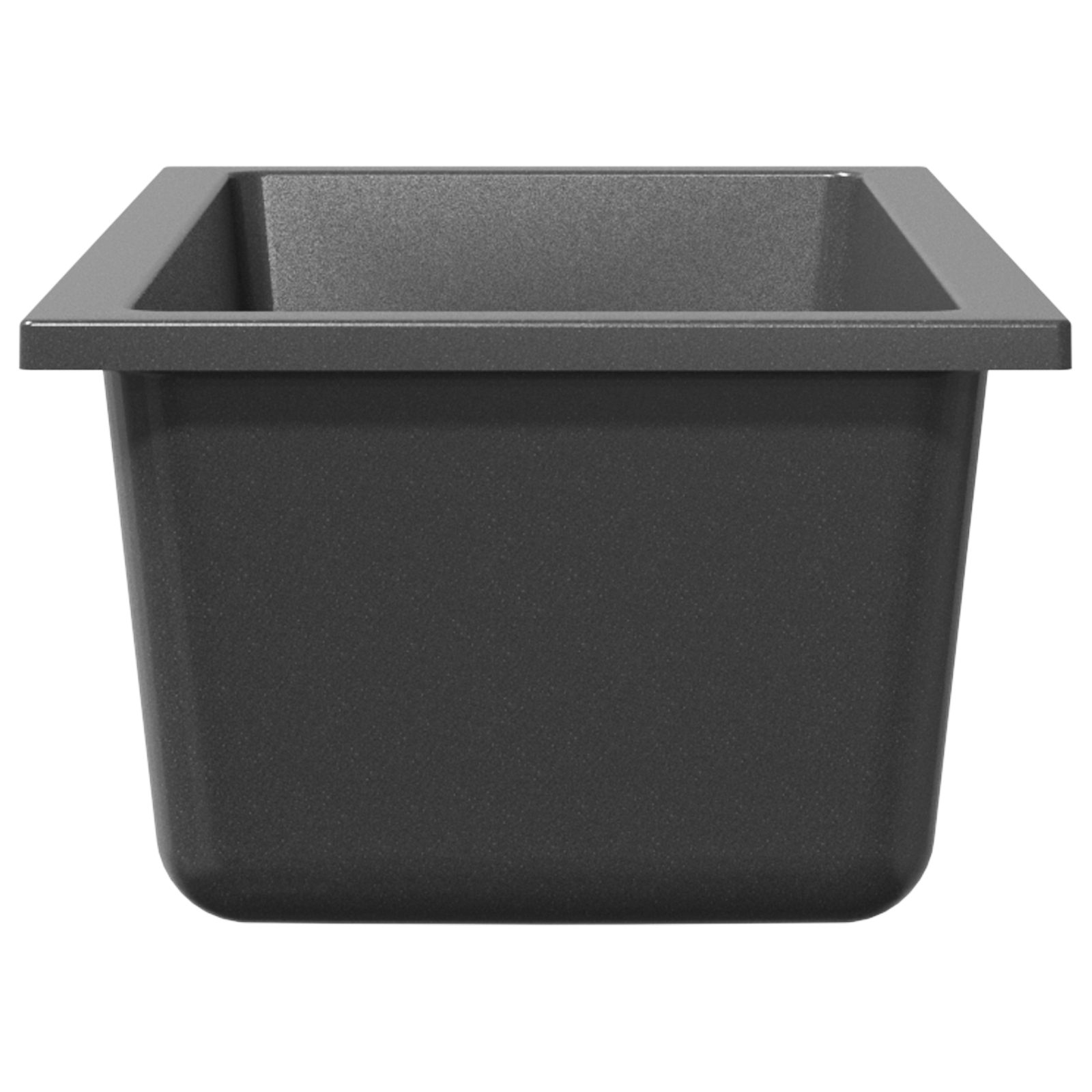 Kitchen Sink with Overflow Hole Grey Granite - Image 4